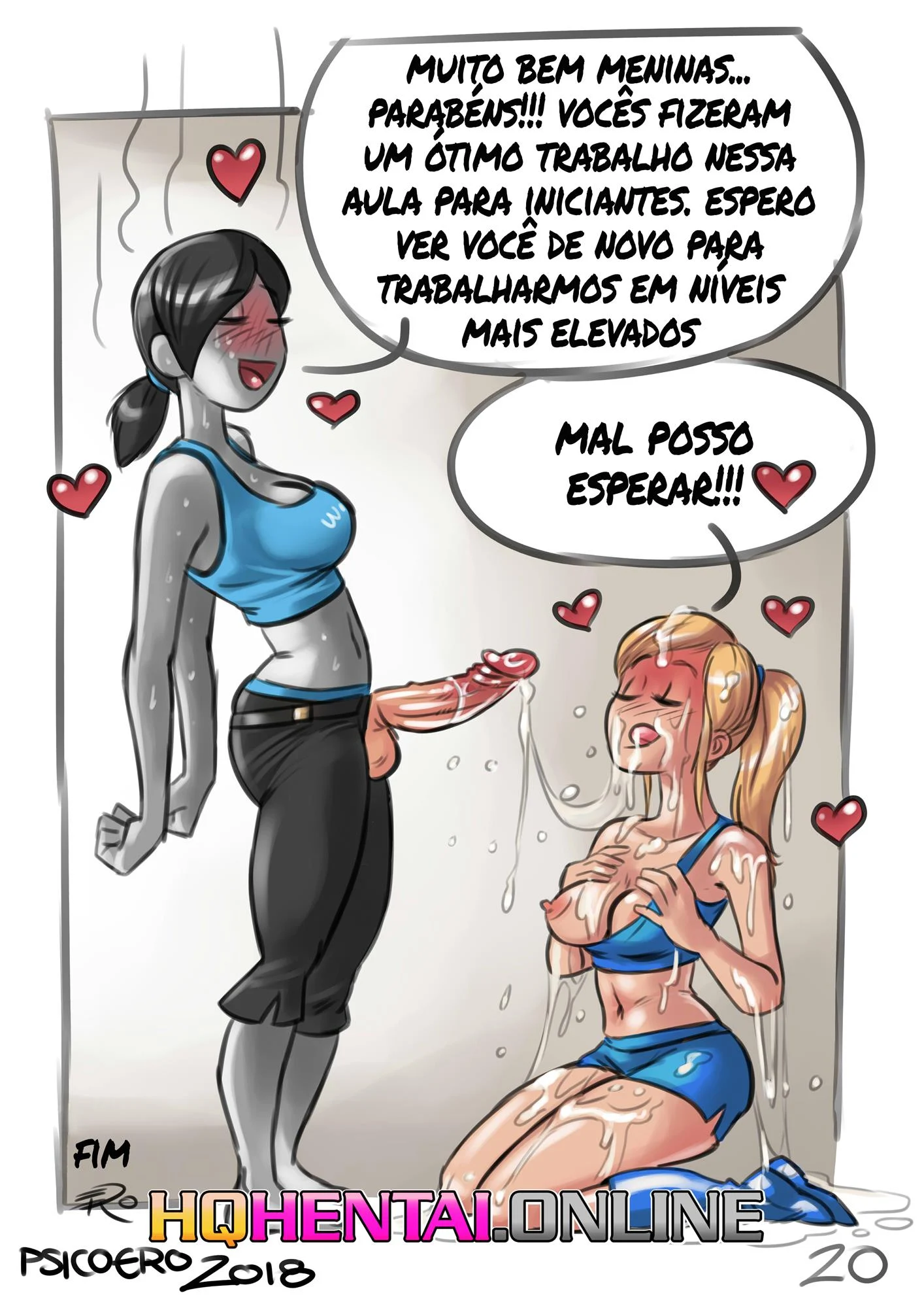 Aula de gin&aacute;stica pervertida &ndash; Samus Aran Hentai &ndash; Legendas em PT-BR
