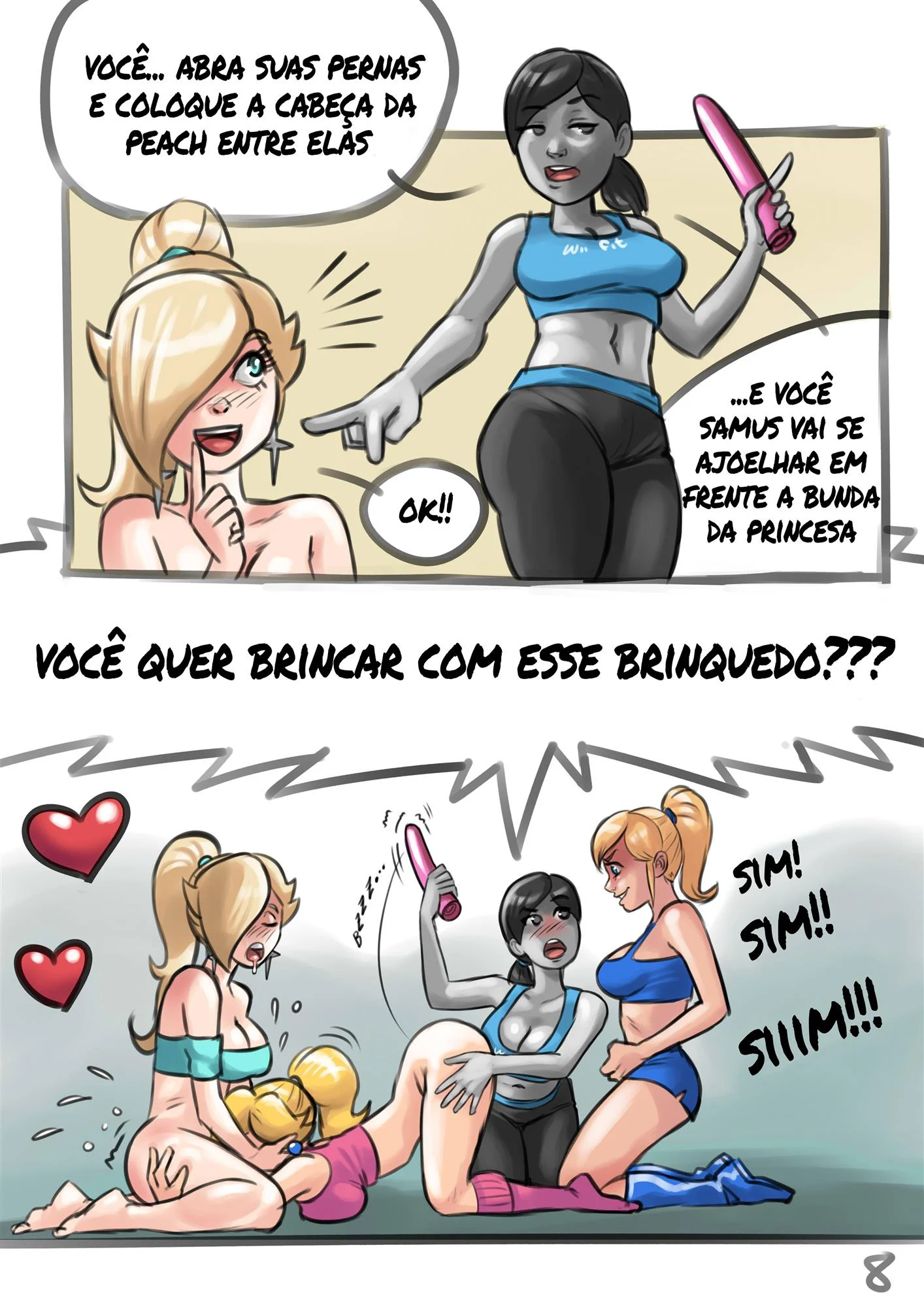 Aula de gin&aacute;stica pervertida &ndash; Samus Aran Hentai &ndash; Legendas em PT-BR