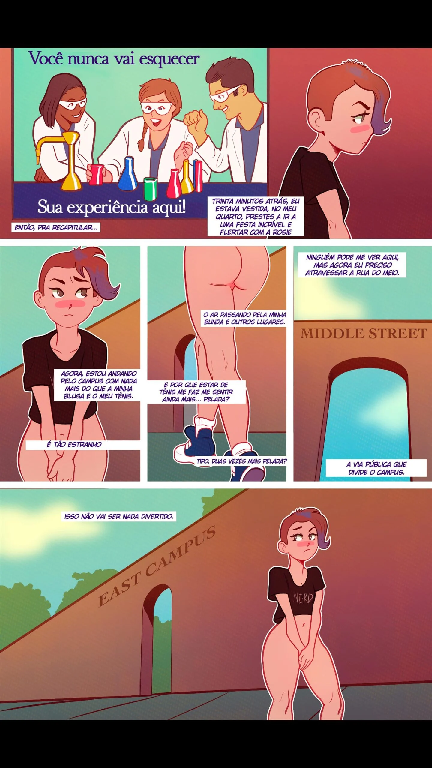 Aventura pelada de Frankie &ndash; Cartoon &ndash; Em Portugu&ecirc;s