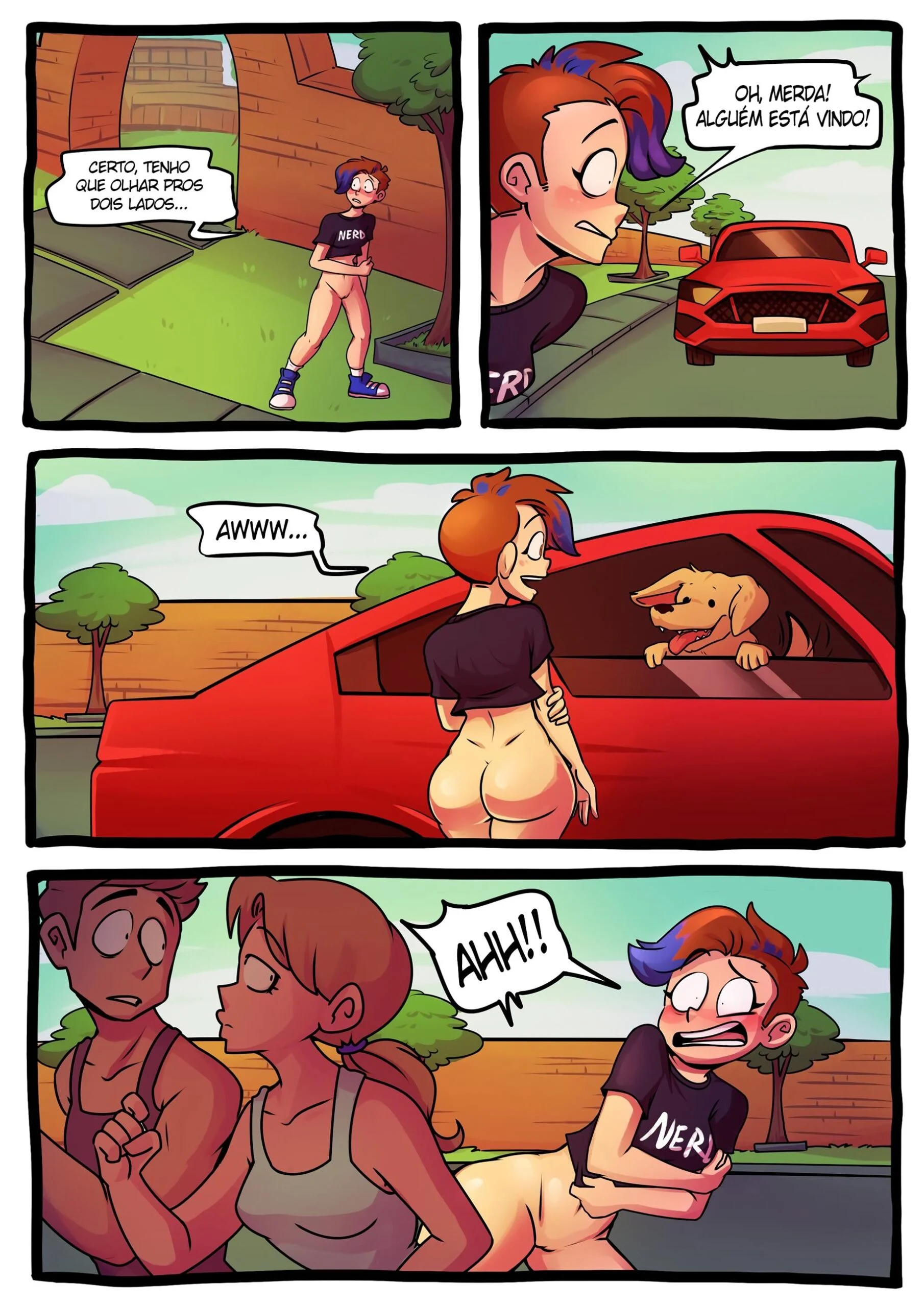 Aventura pelada de Frankie &ndash; Cartoon &ndash; Em Portugu&ecirc;s