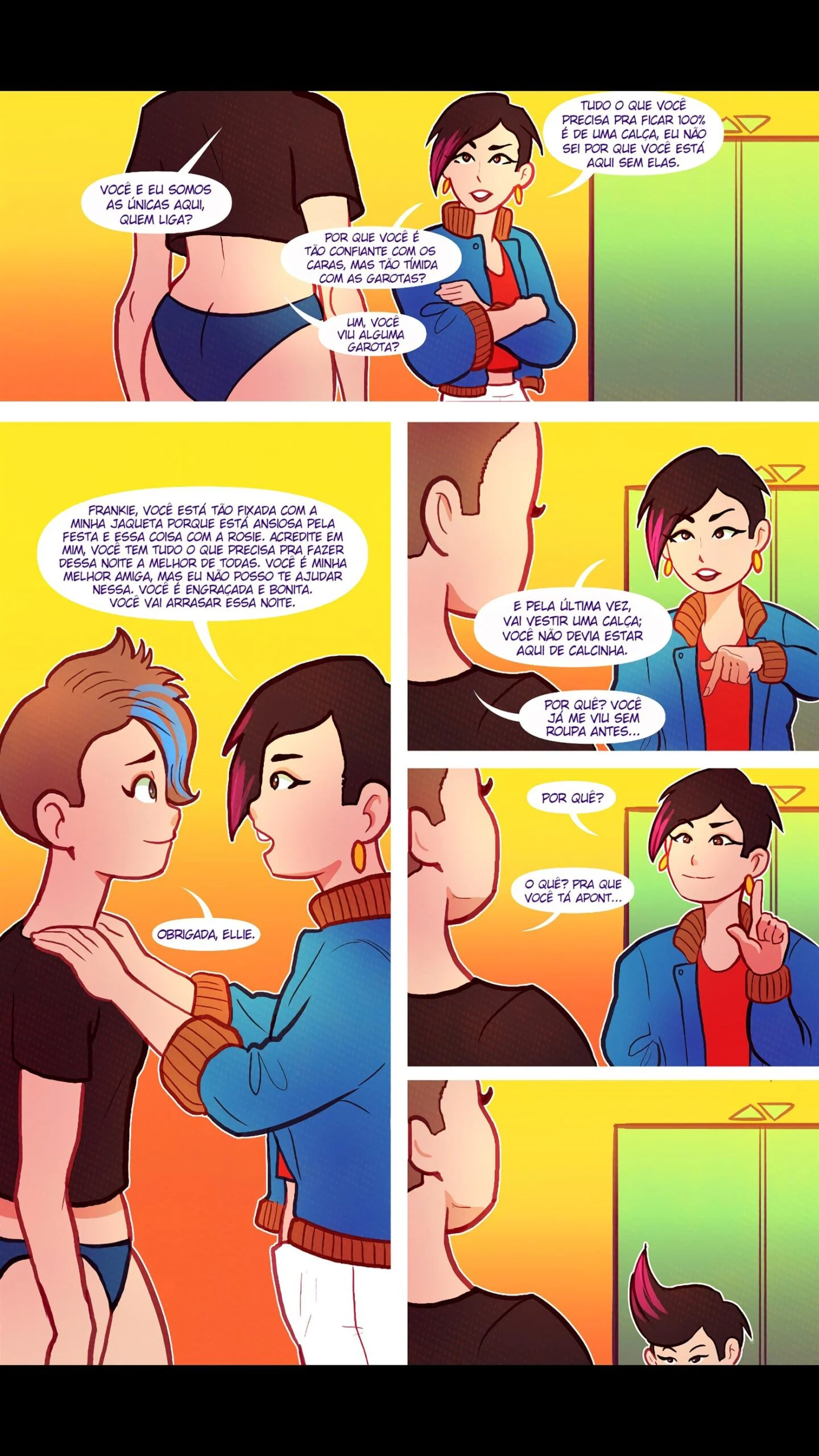 Aventura pelada de Frankie &ndash; Cartoon &ndash; Em Portugu&ecirc;s