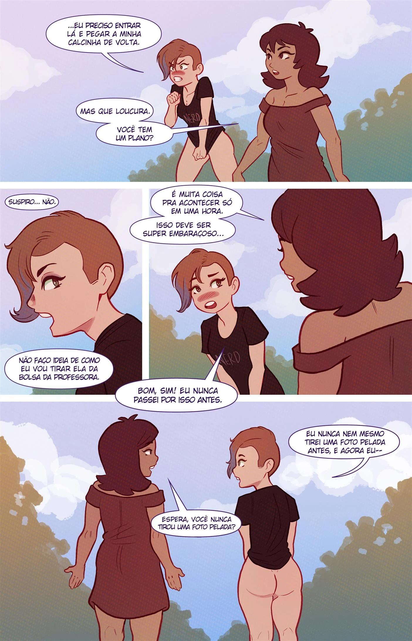 Aventura pelada de Frankie &ndash; Cartoon &ndash; Em Portugu&ecirc;s