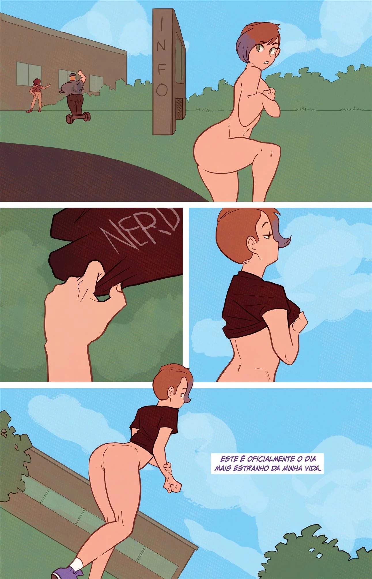 Aventura pelada de Frankie &ndash; Cartoon &ndash; Em Portugu&ecirc;s