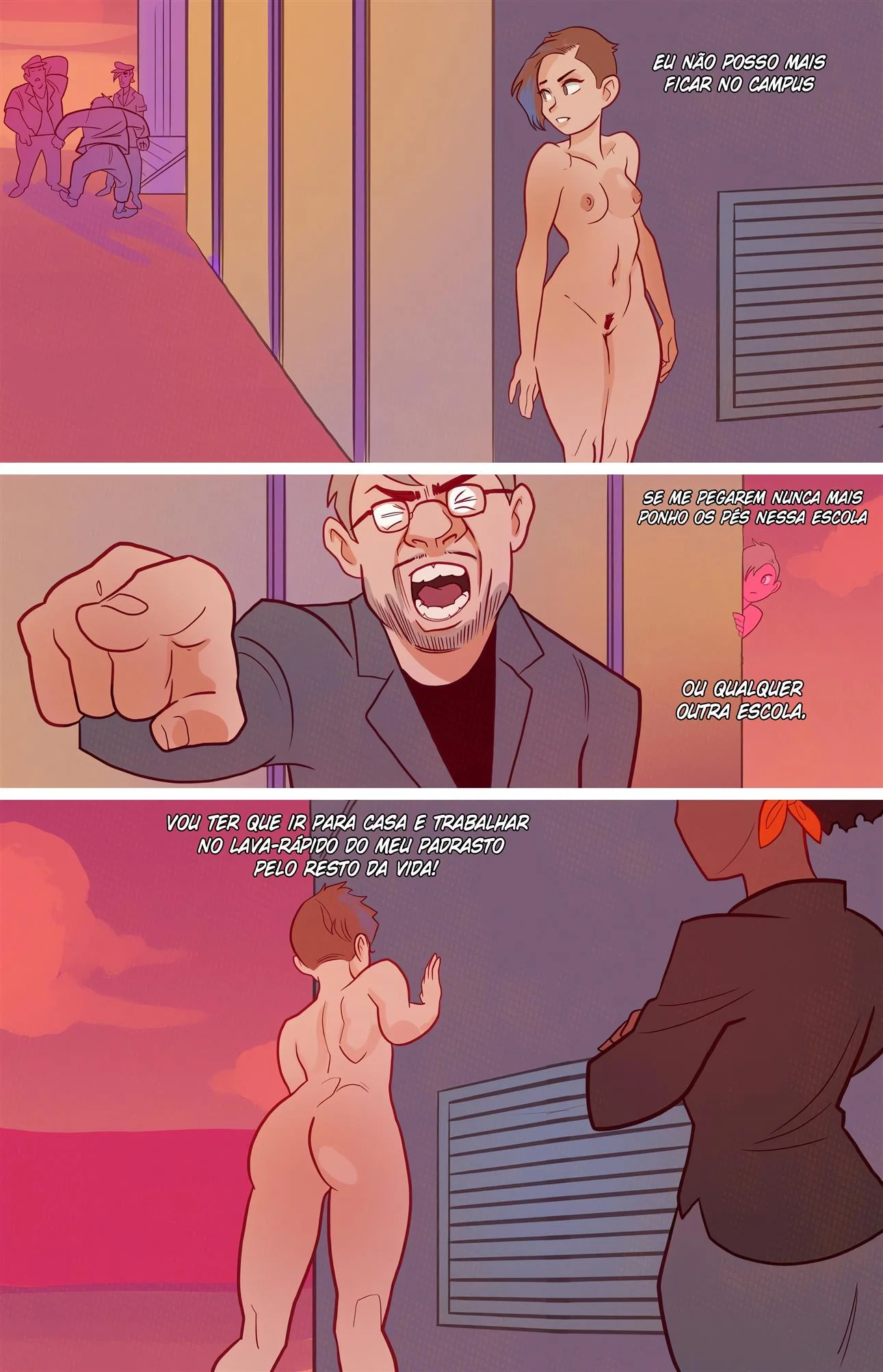 Aventura pelada de Frankie &ndash; Cartoon &ndash; Em Portugu&ecirc;s