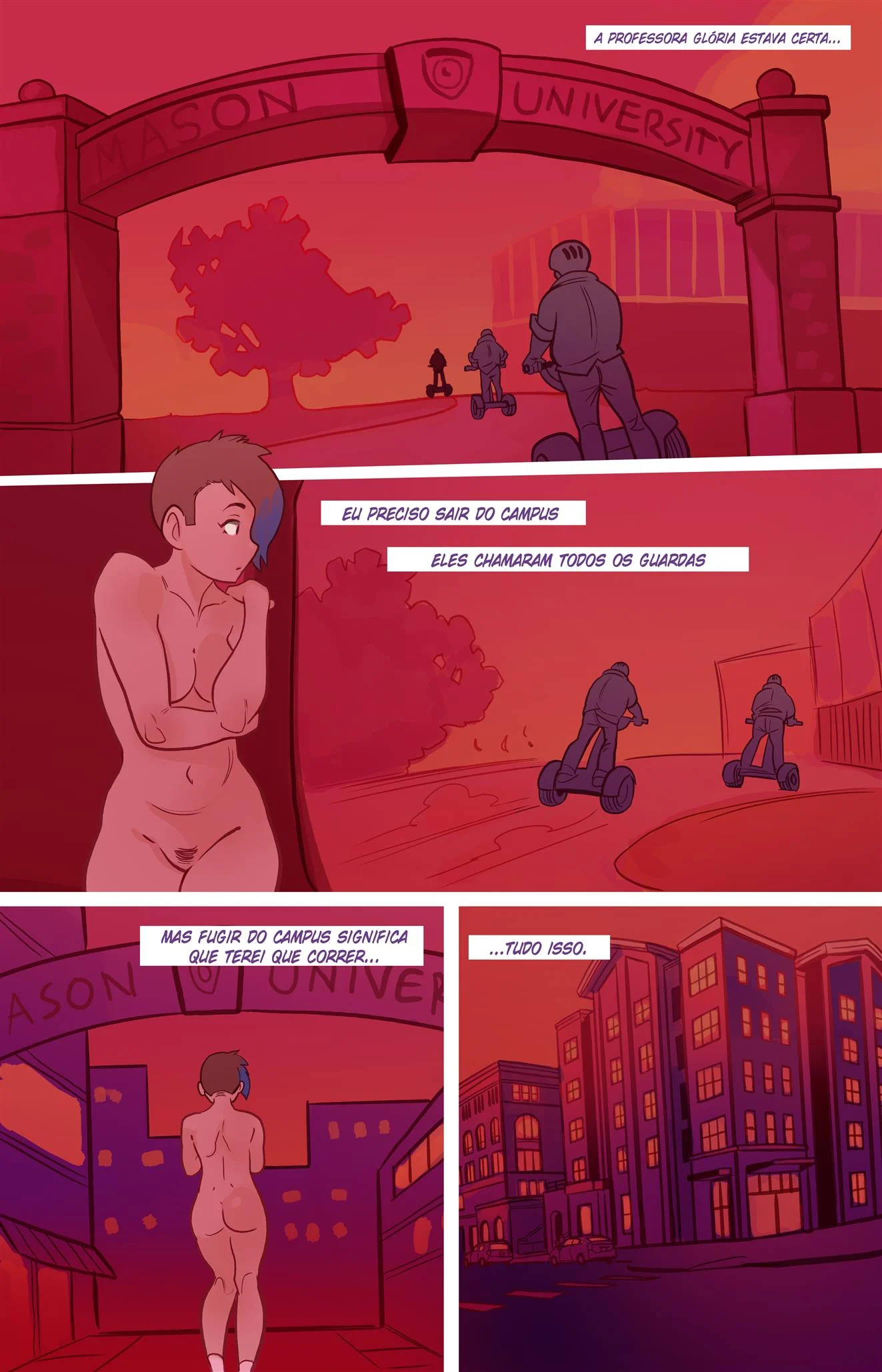 Aventura pelada de Frankie &ndash; Cartoon &ndash; Em Portugu&ecirc;s