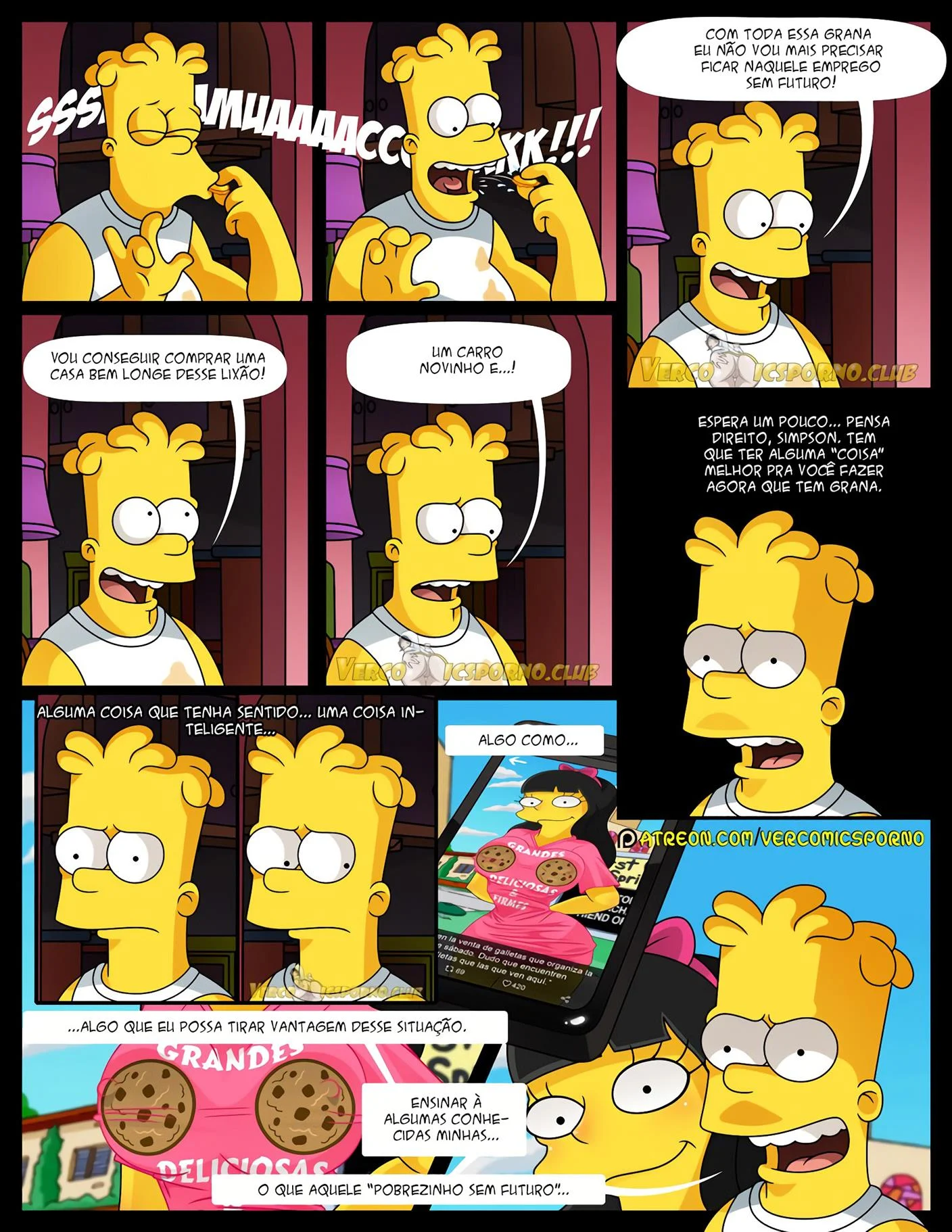 Bart e a Ex Putinha &ndash; Simpsons Porn&ocirc; &ndash; Todo Traduzido
