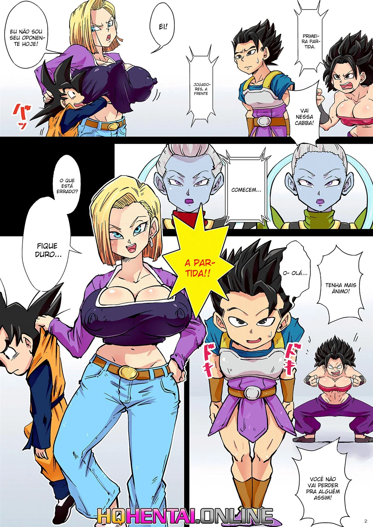 Batalha dos universos – Dragon Ball Hentai – Quadrinho De Sexo Em PT-BR