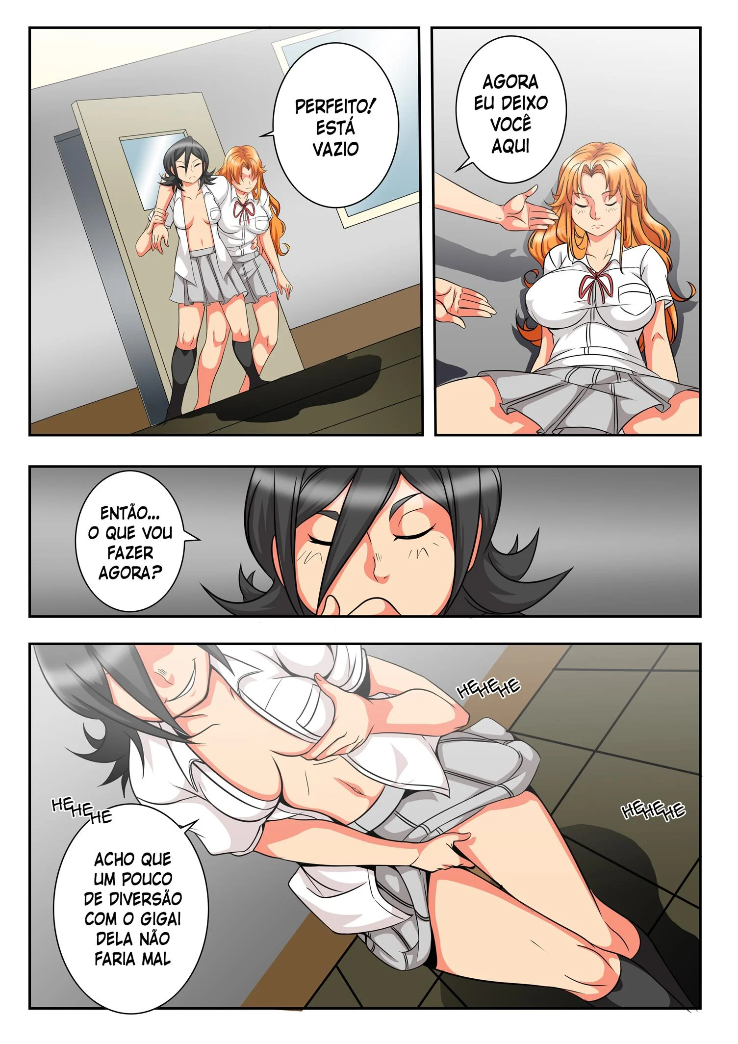 Bleach XXX 2 &ndash; Rukia Hentai &ndash; Quadrinho em Portugu&ecirc;s PT-BR
