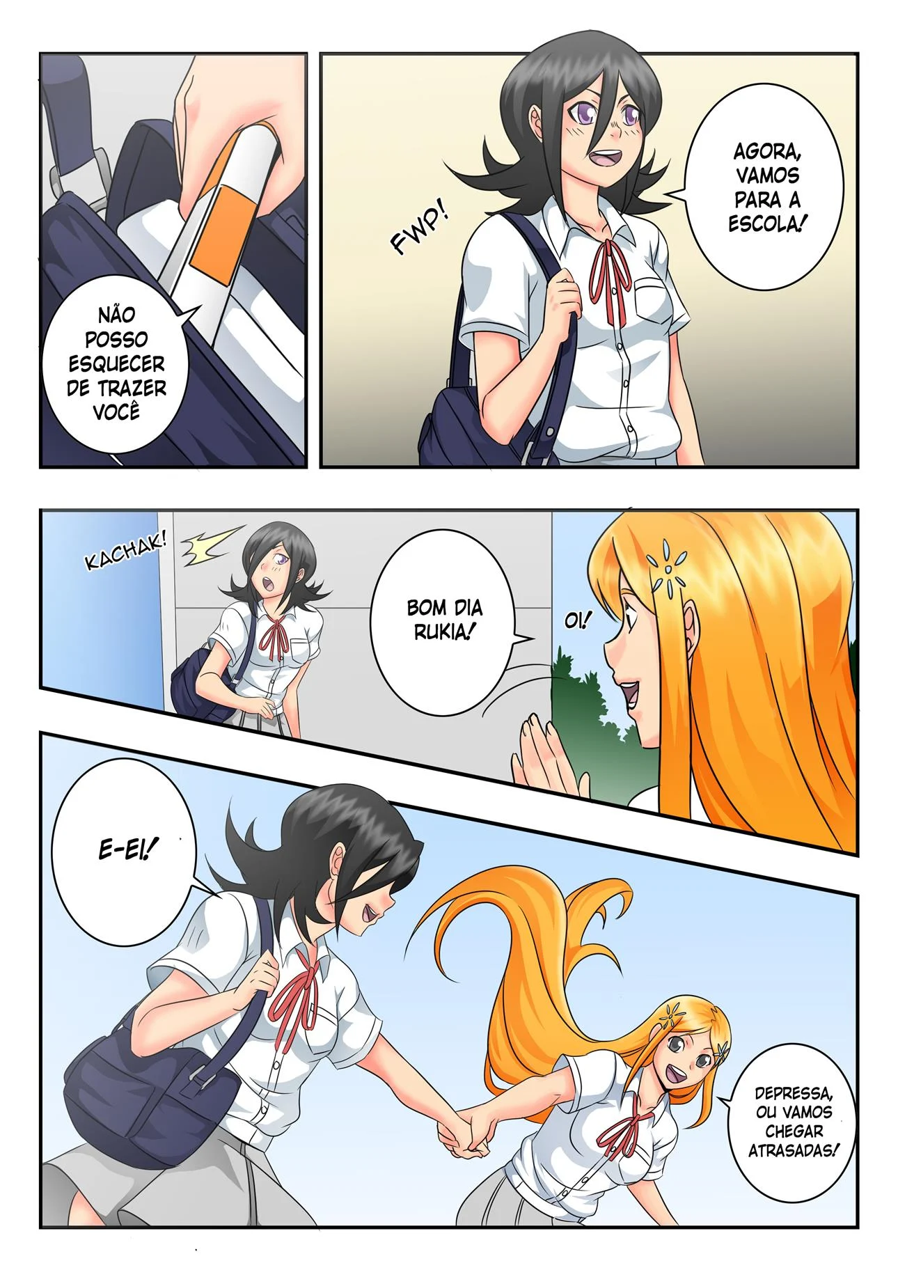 Bleach XXX 2 &ndash; Rukia Hentai &ndash; Quadrinho em Portugu&ecirc;s PT-BR