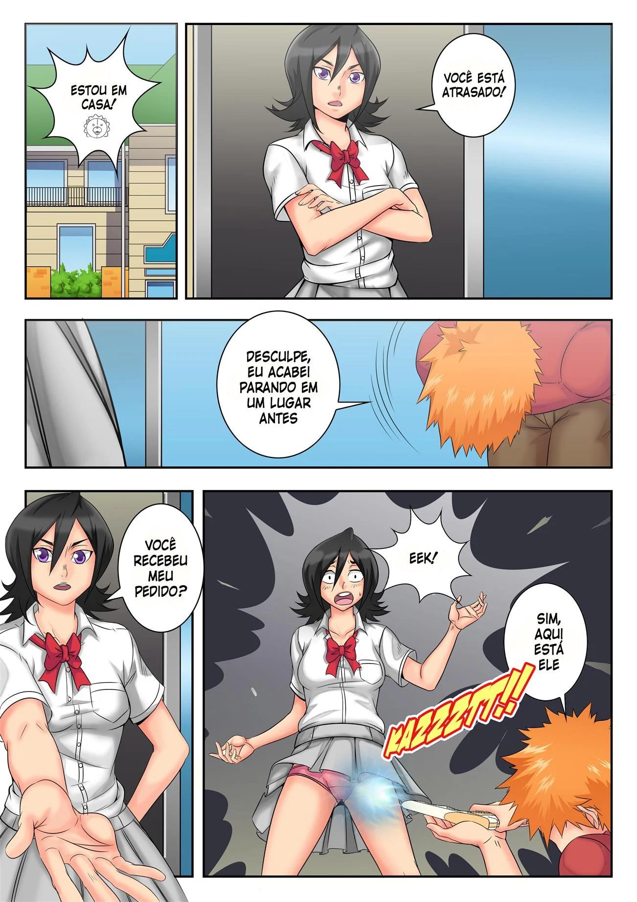 Bleach XXX &ndash; Rukia Hentai &ndash; Todo em PT-BR