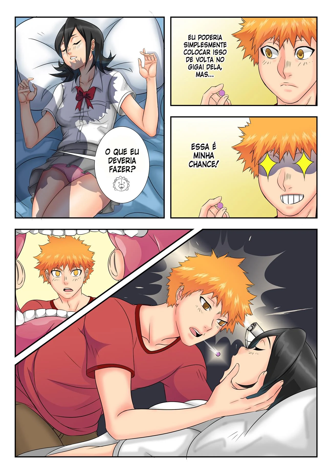 Bleach XXX &ndash; Rukia Hentai &ndash; Todo em PT-BR