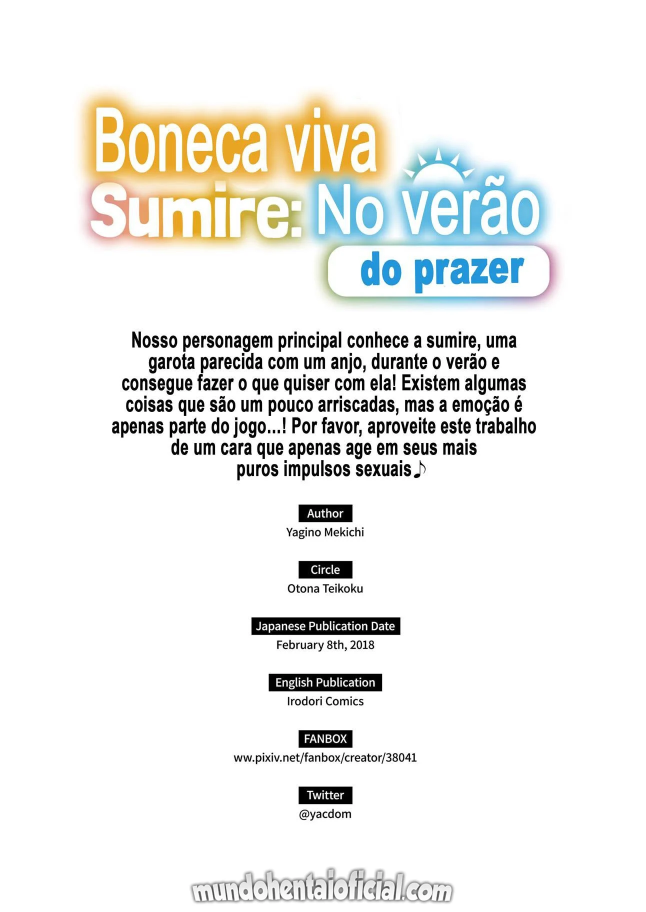 Boneca Viva Sumire: O Verão do Prazer – Hentai – Sem Censura Boneca Viva Sumire: O Verão do Prazer – Hentai – Sem Censura