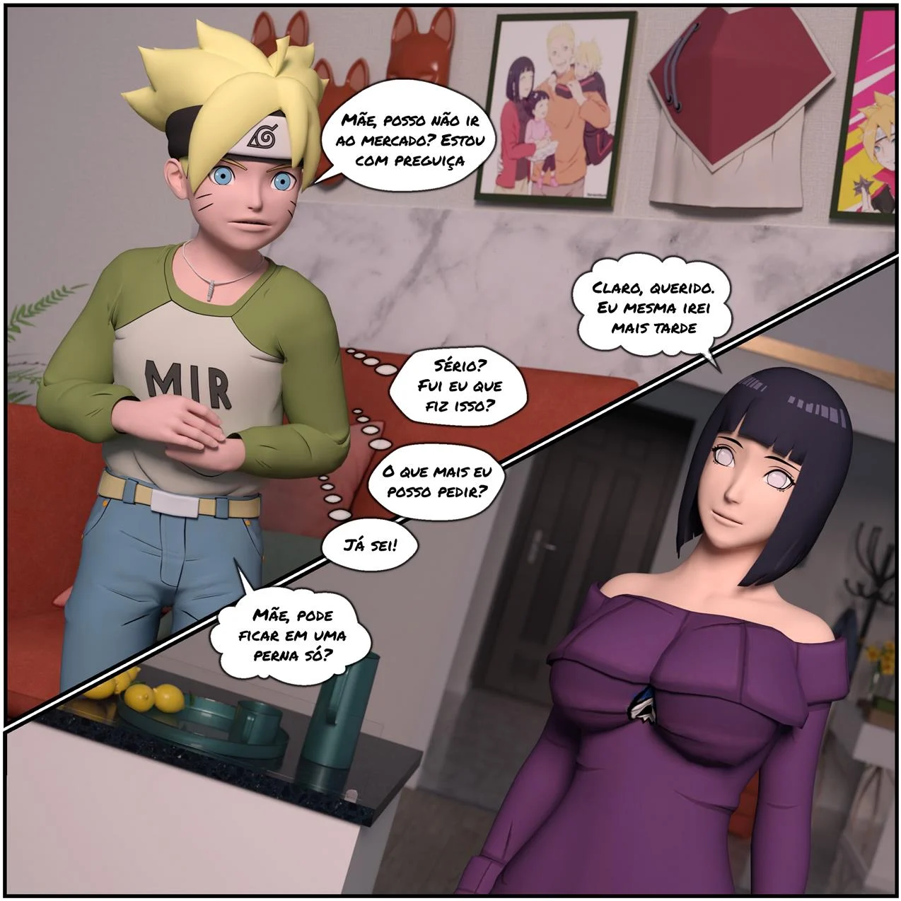 Boruto e o pergaminho do Jiraiya &ndash; Peit&otilde;es &ndash; Sem Censura