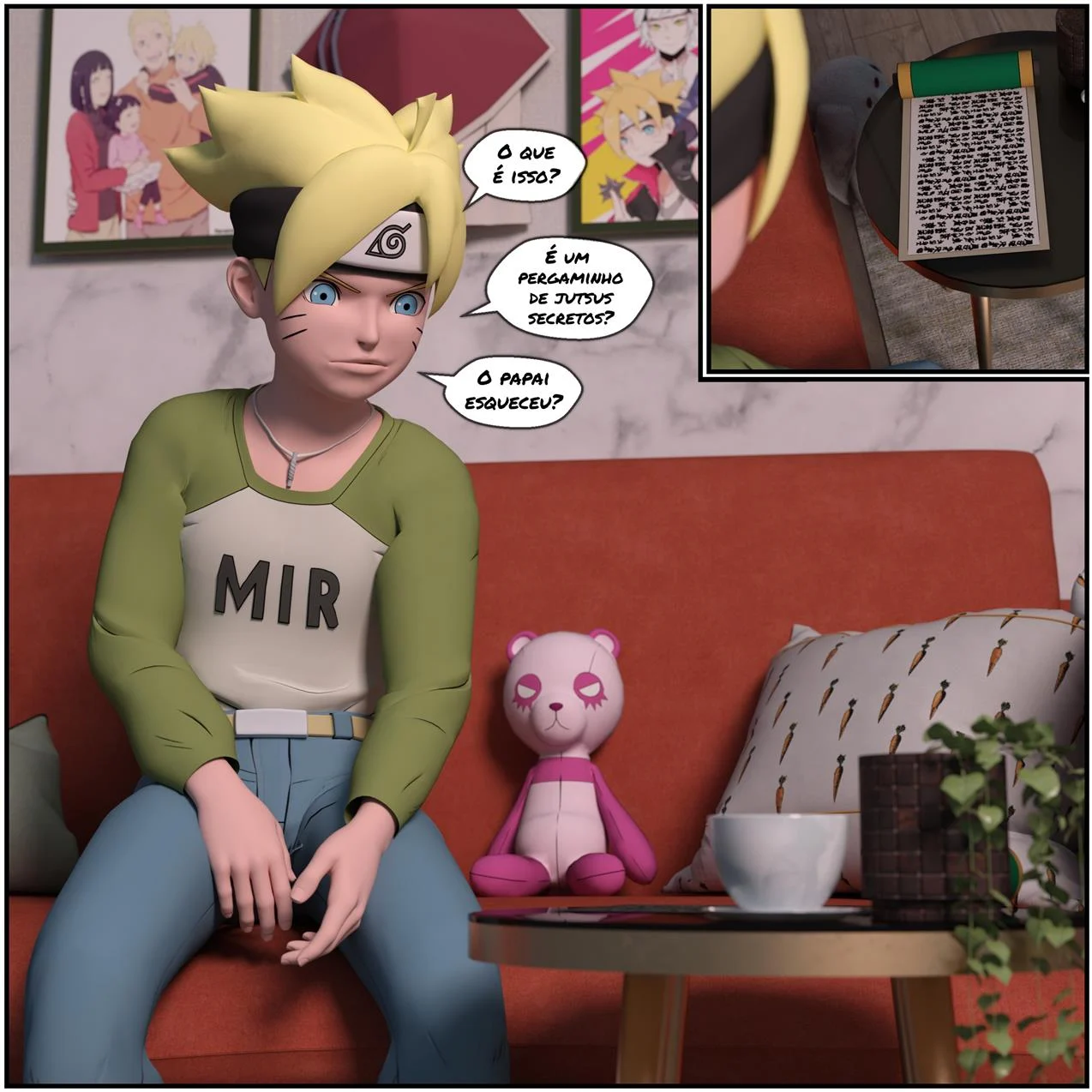 Boruto e o pergaminho do Jiraiya &ndash; Peit&otilde;es &ndash; Sem Censura