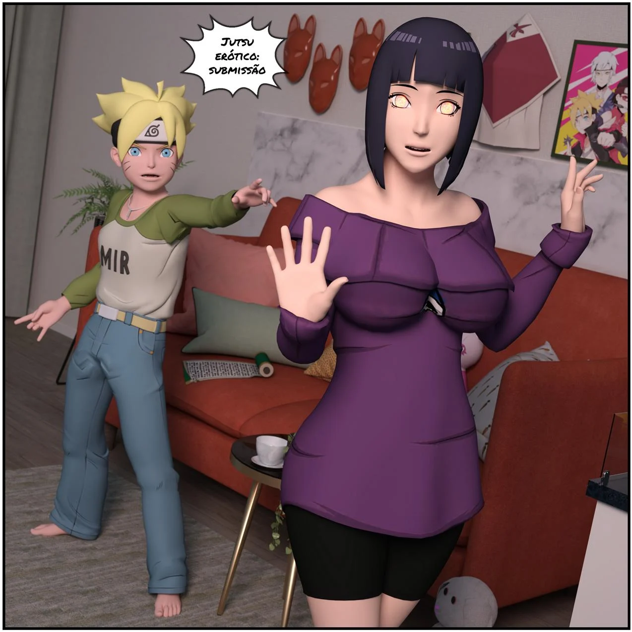 Boruto e o pergaminho do Jiraiya &ndash; Peit&otilde;es &ndash; Sem Censura