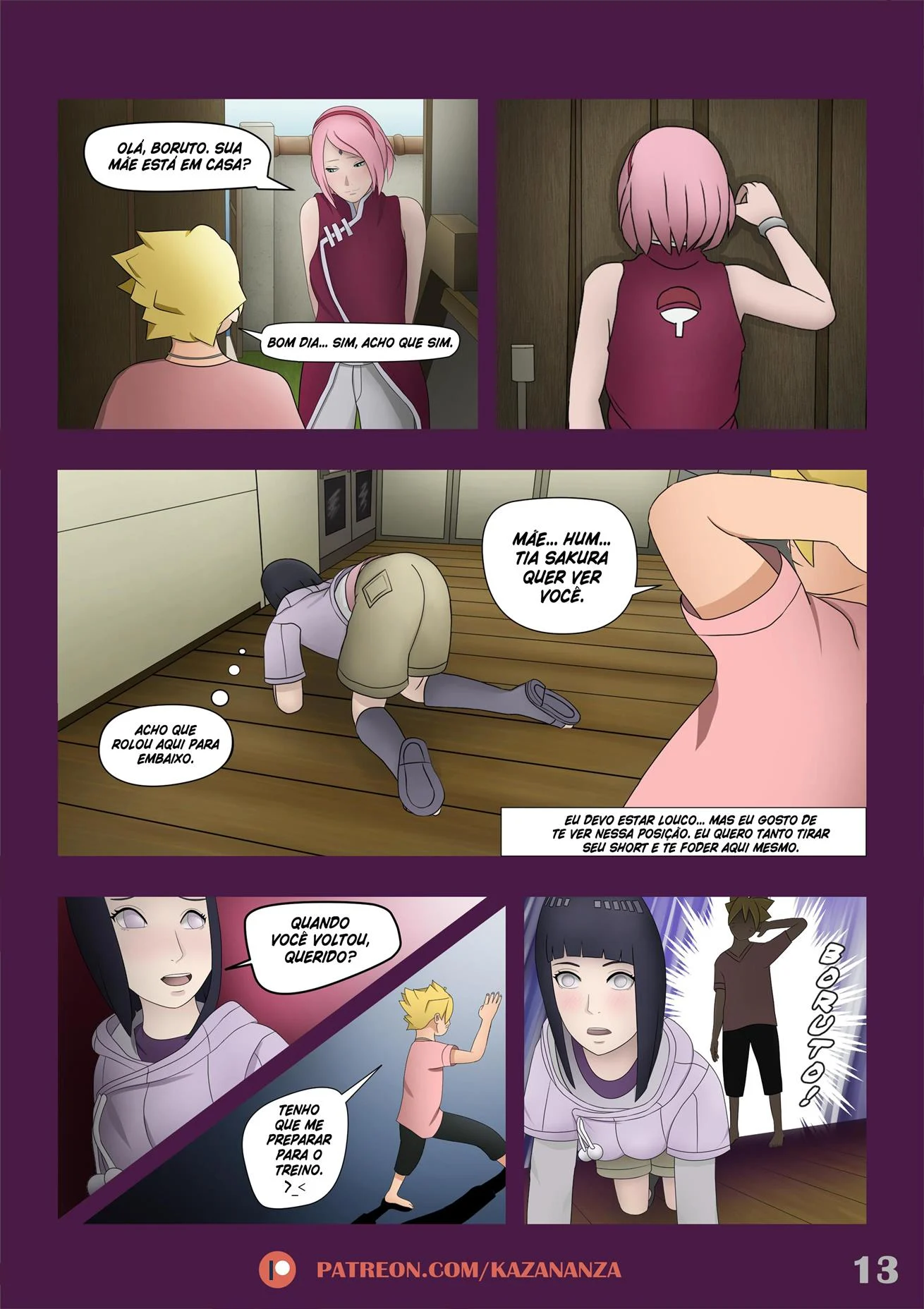Boruto torna &ndash; Sakura Hentai &ndash; Quadrinho em Portugu&ecirc;s PT-BR