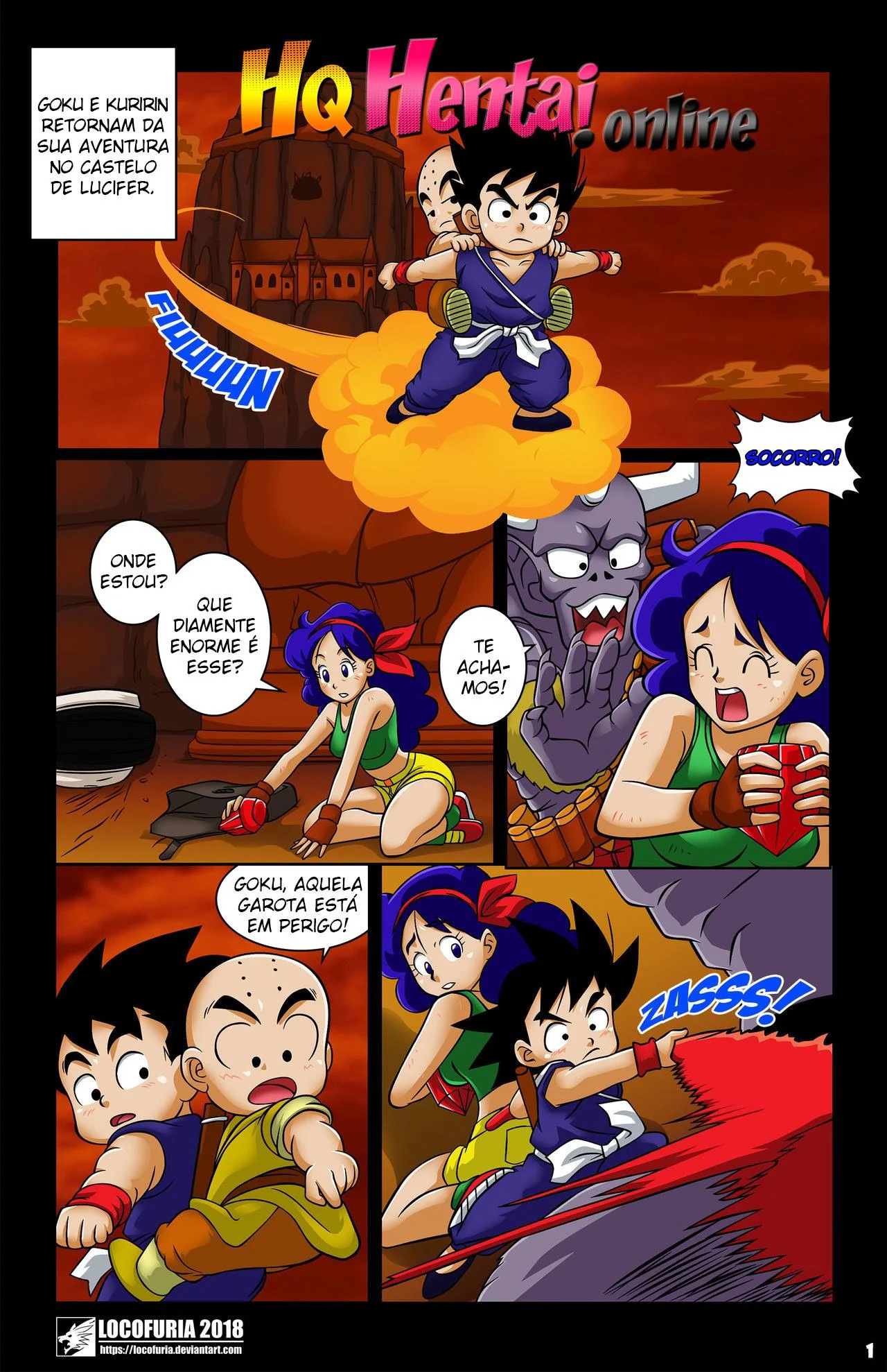 Bulma a rainha dos Vampiros 2 &ndash; Hentai &ndash; Tradu&ccedil;&atilde;o Nacional