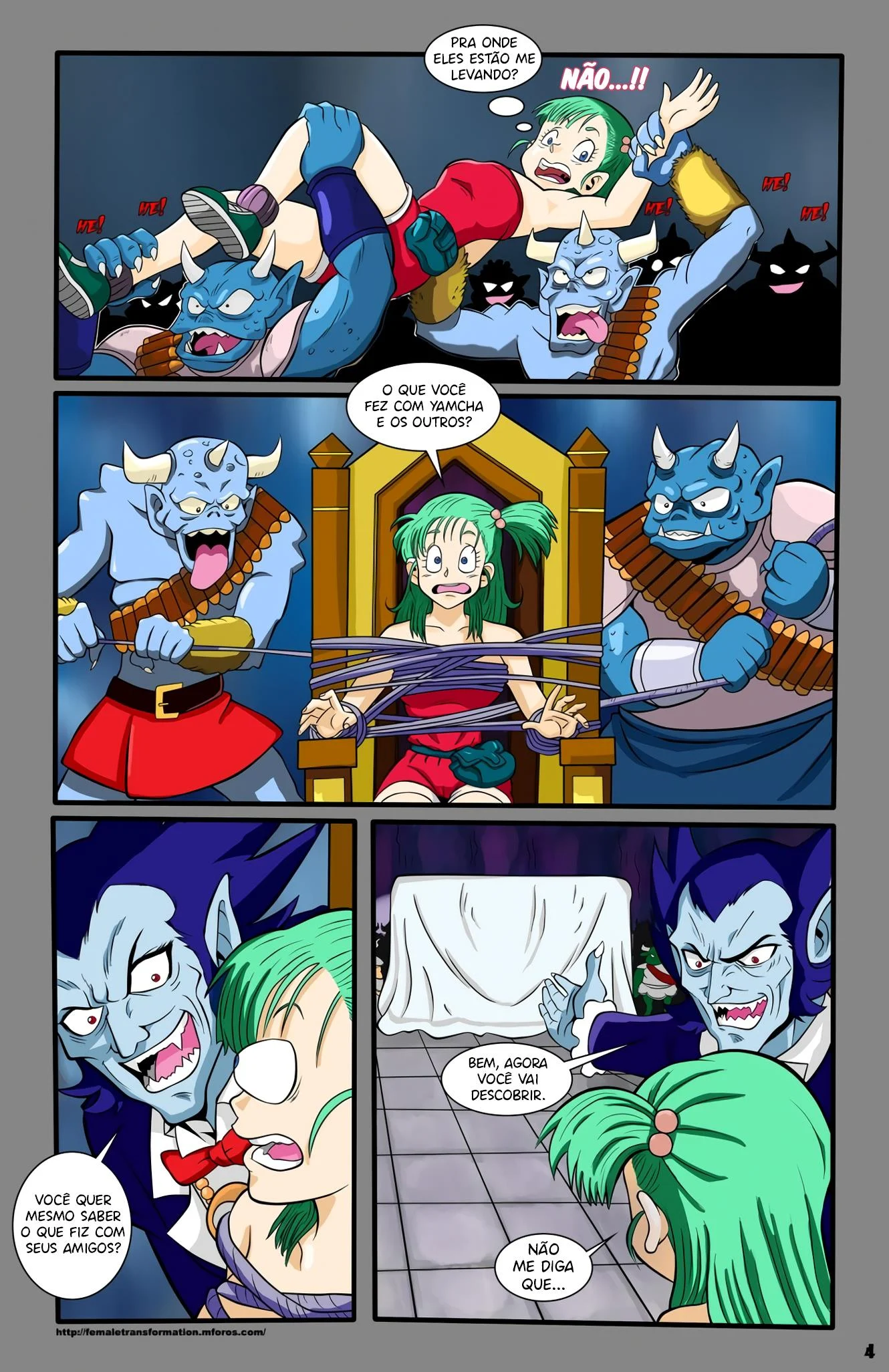 Bulma a rainha dos Vampiros &ndash; Bondage &ndash; Tradu&ccedil;&atilde;o Completa