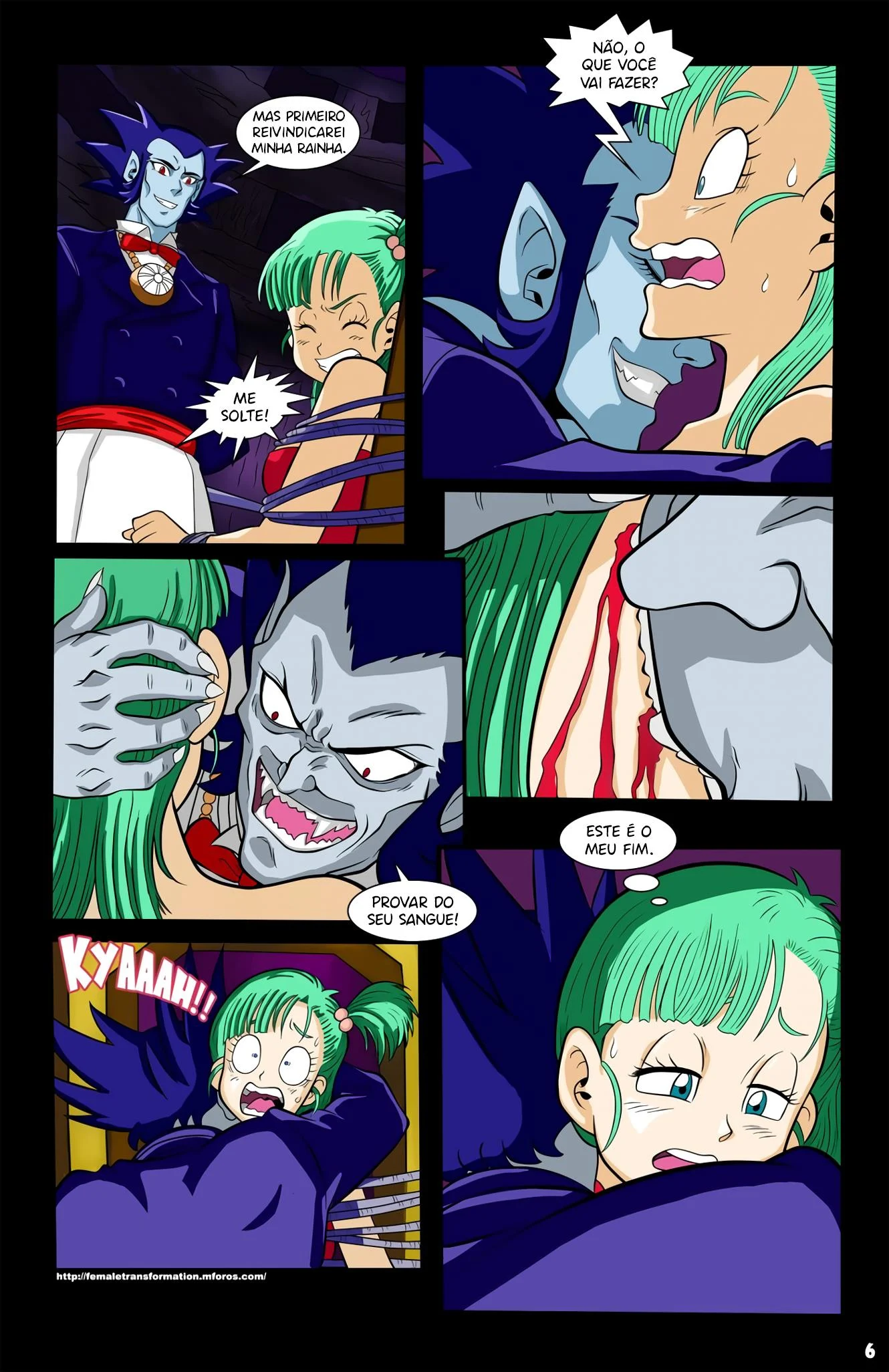 Bulma a rainha dos Vampiros &ndash; Bondage &ndash; Tradu&ccedil;&atilde;o Completa