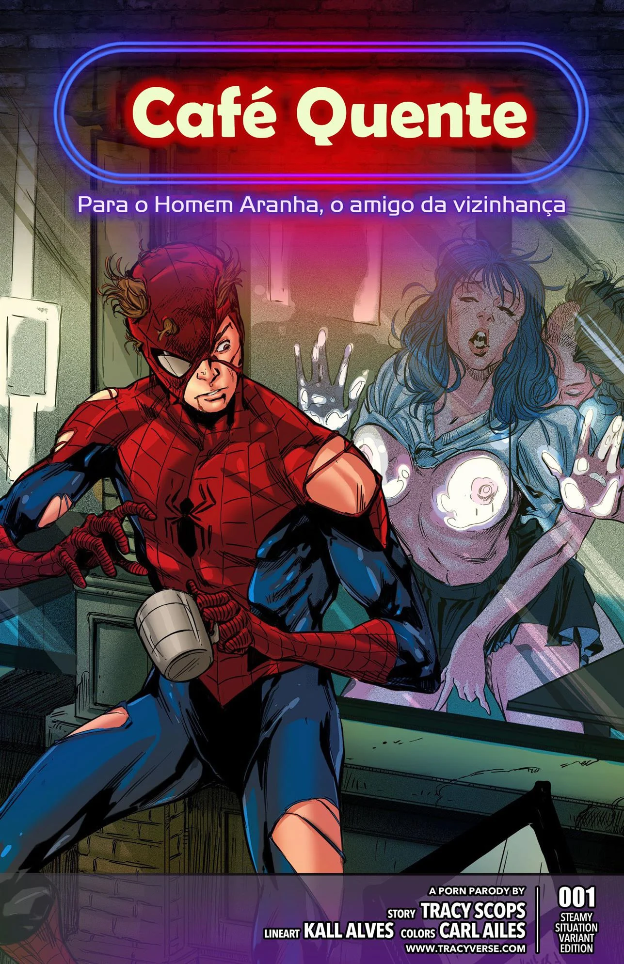 Caf&eacute; Quente para o Homem Aranha &ndash; Hentai Sem Censura &ndash; Completo e traduzido