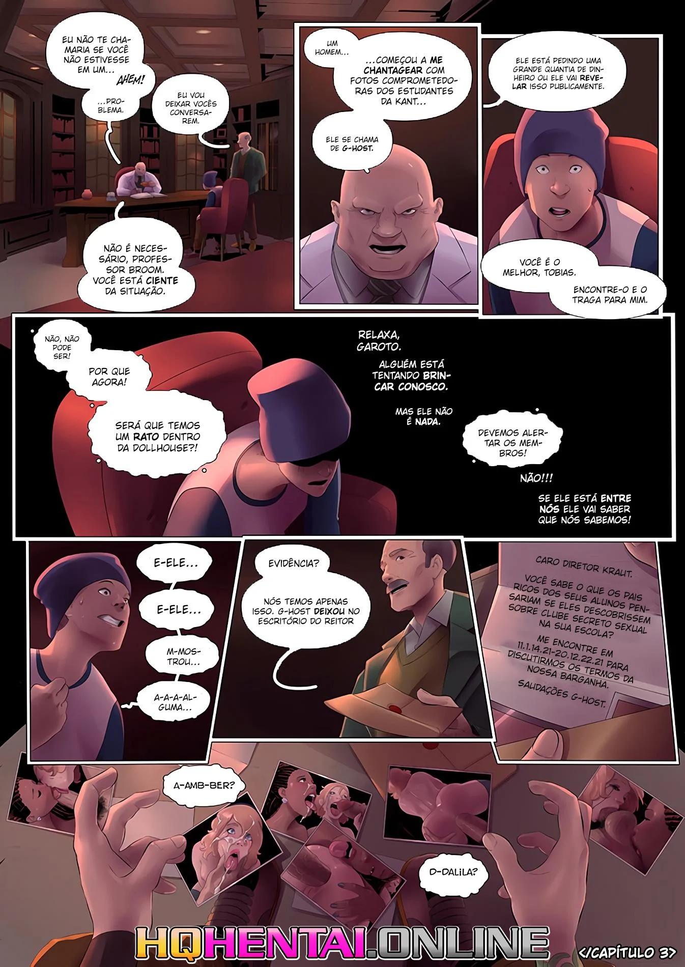 Casa das Bonecas 3 &ndash; L&eacute;sbicas &ndash; Ler Quadrinho Porno PT-BR