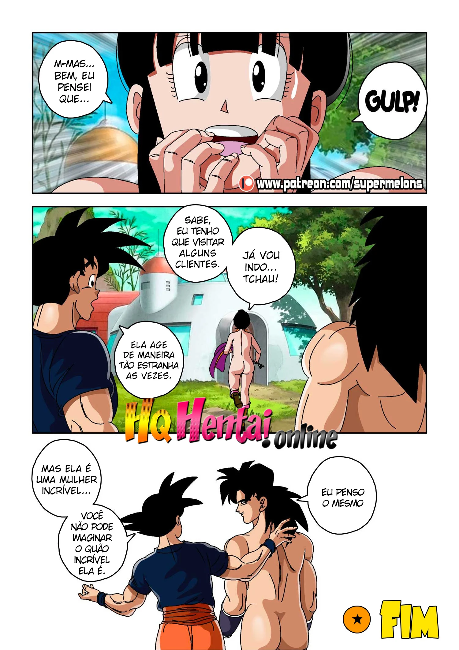 Chi Chi encarando Broly &ndash; Dragon Ball Super Hentai &ndash; Em Portugu&ecirc;s
