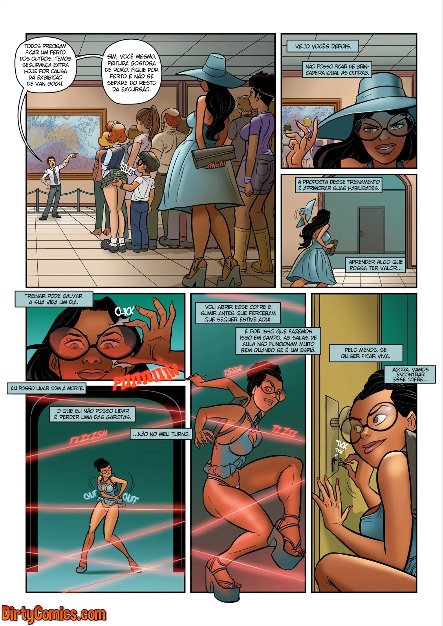 Chicas 28 Espiãs em Apuros – Quadrinhos Eroticos – PT-BR
