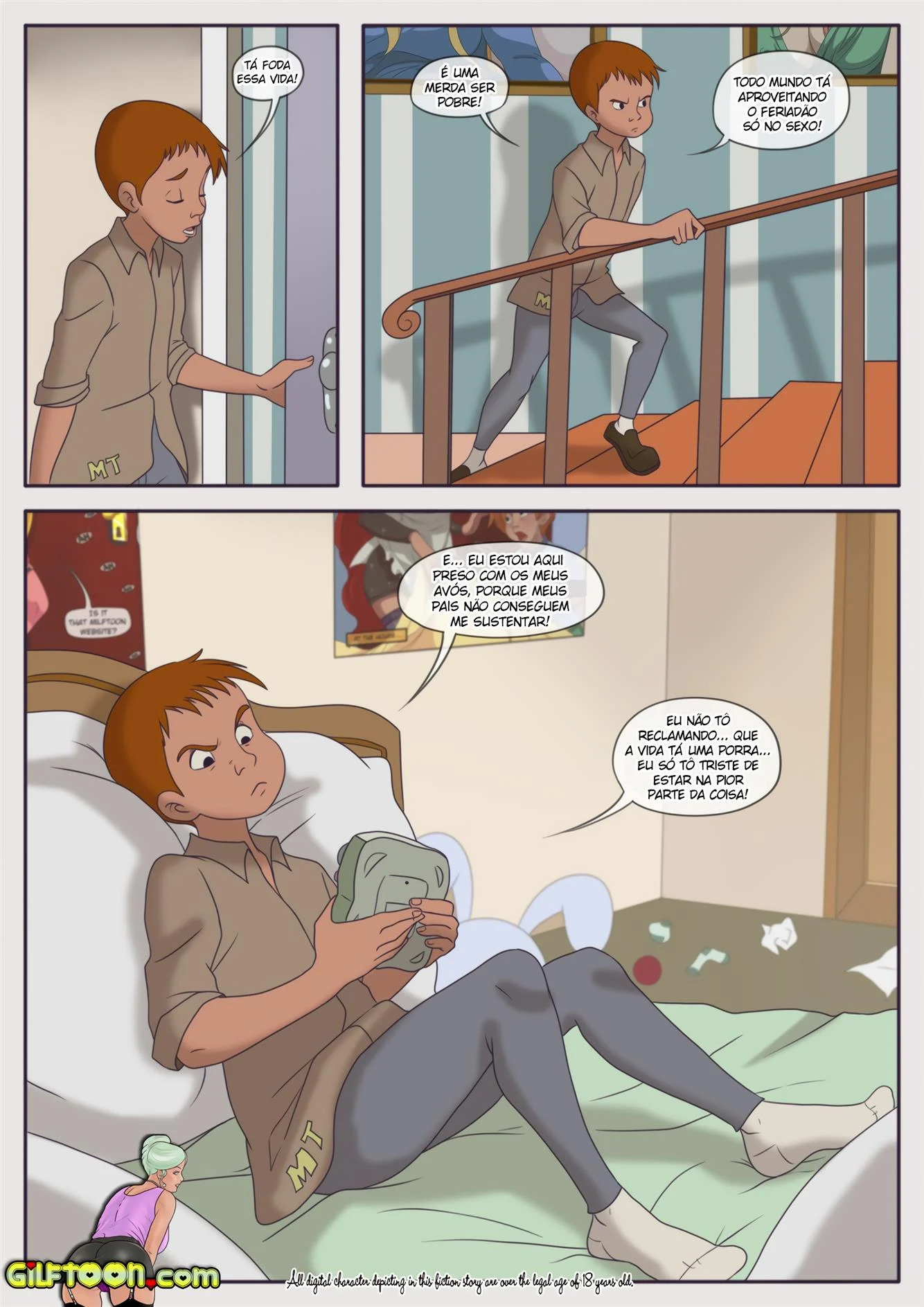 Comendo a Vov&oacute; &ndash; HQ de Sexo &ndash; Todo Traduzido