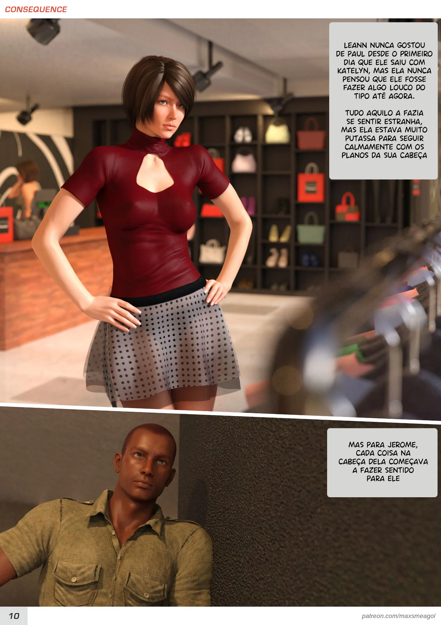 Consequ&ecirc;ncias &ndash; Moreno &ndash; Ler Quadrinho Completos