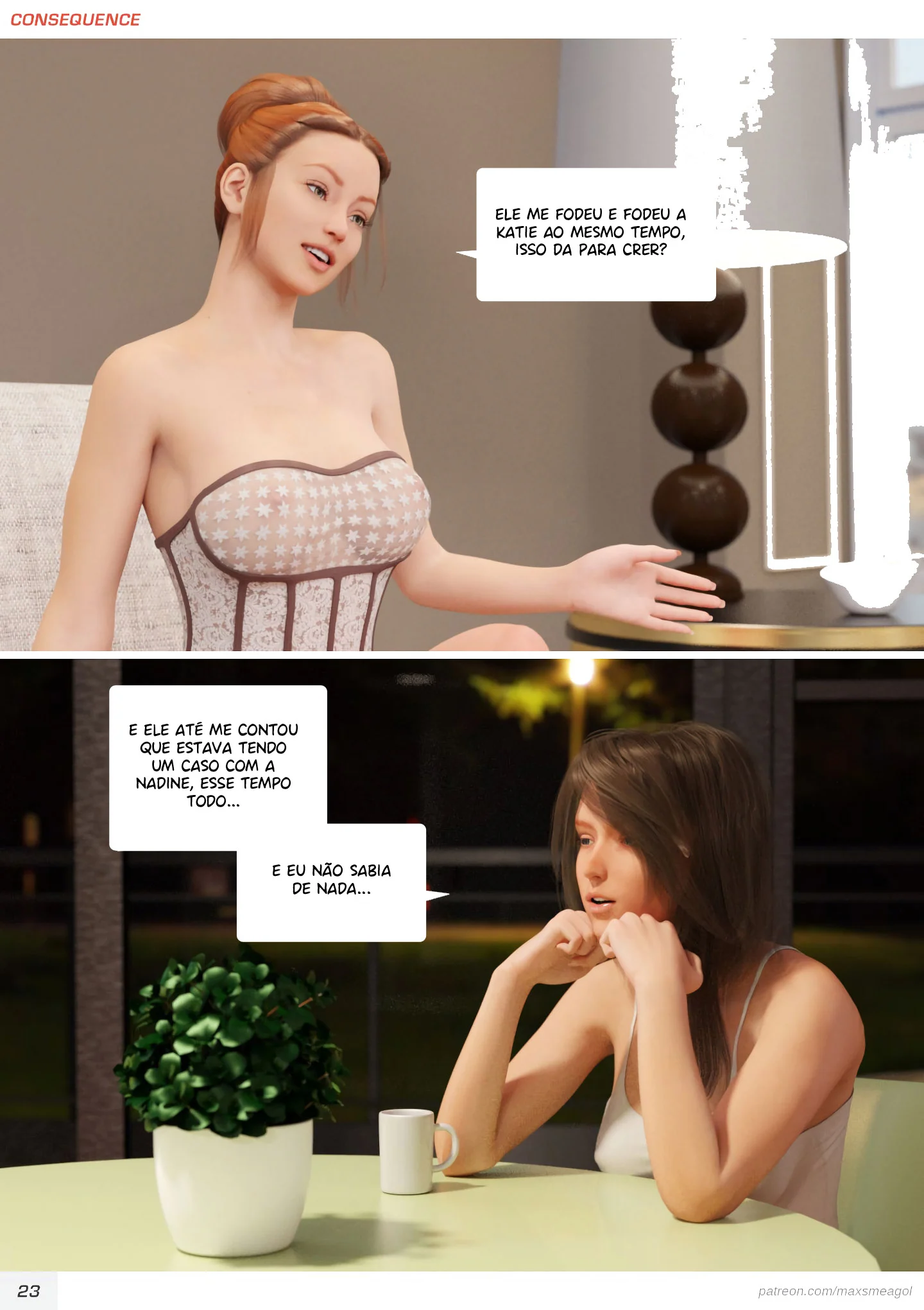 Consequ&ecirc;ncias &ndash; Moreno &ndash; Ler Quadrinho Completos