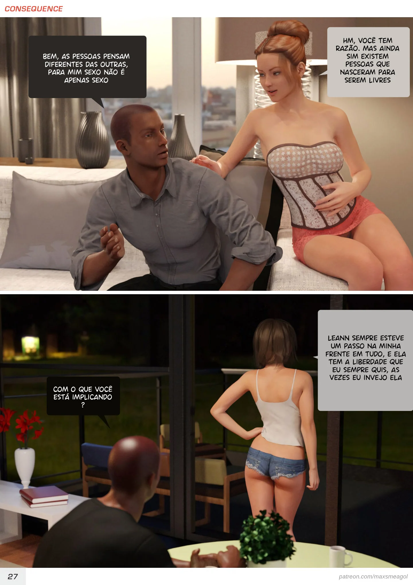 Consequ&ecirc;ncias &ndash; Moreno &ndash; Ler Quadrinho Completos