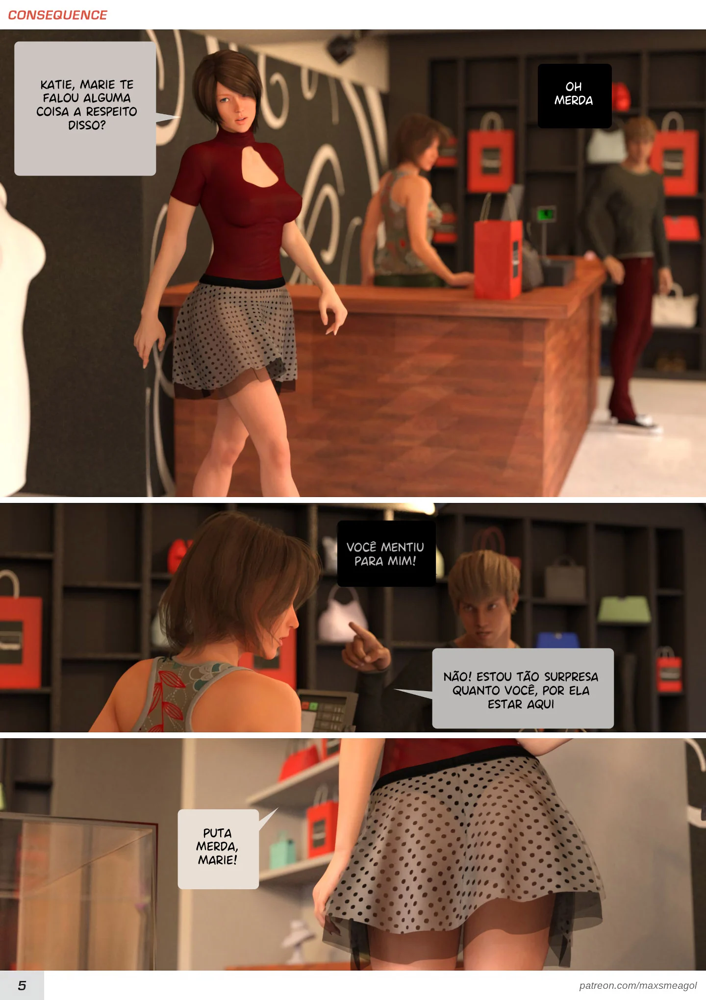 Consequ&ecirc;ncias &ndash; Moreno &ndash; Ler Quadrinho Completos