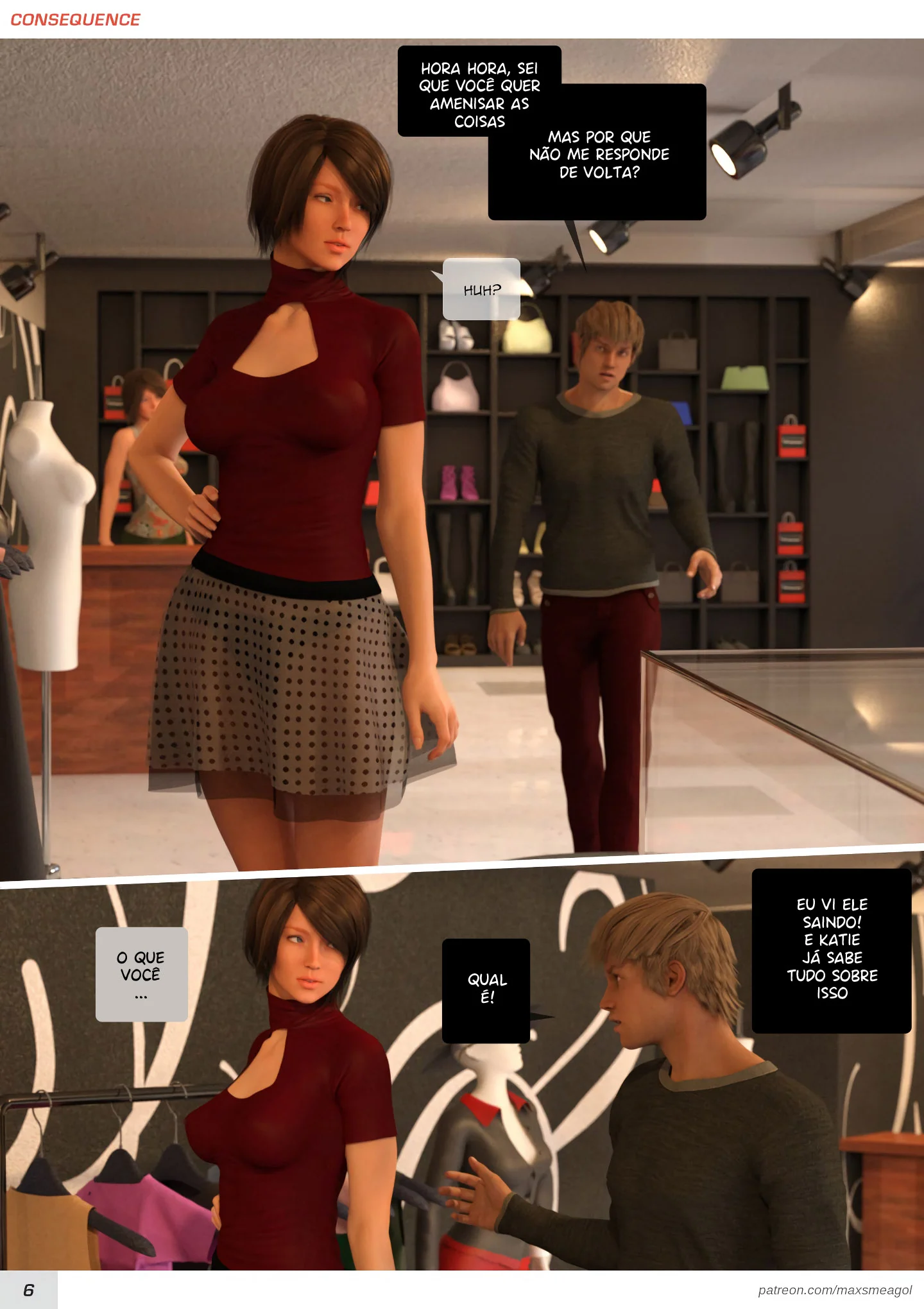 Consequ&ecirc;ncias &ndash; Moreno &ndash; Ler Quadrinho Completos