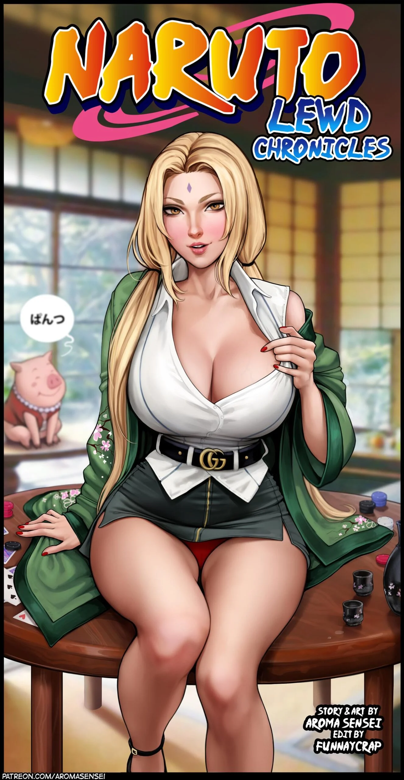 Cr&ocirc;nicas Pervertidas da Folha &ndash; Tsunade Hentai &ndash; Todo em PT-BR