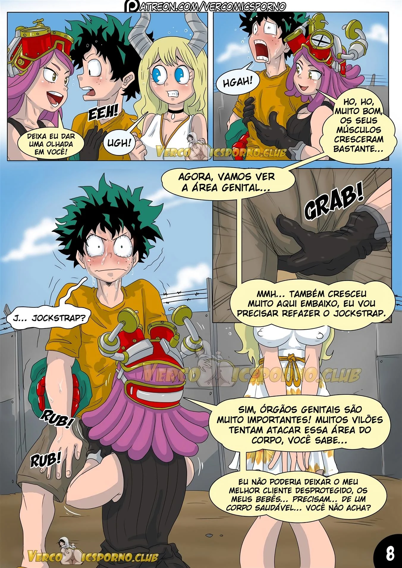Deku e o v&iacute;rus do tes&atilde;o 2 &ndash; Boku no Hero Hentai &ndash; Todo em PT-BR