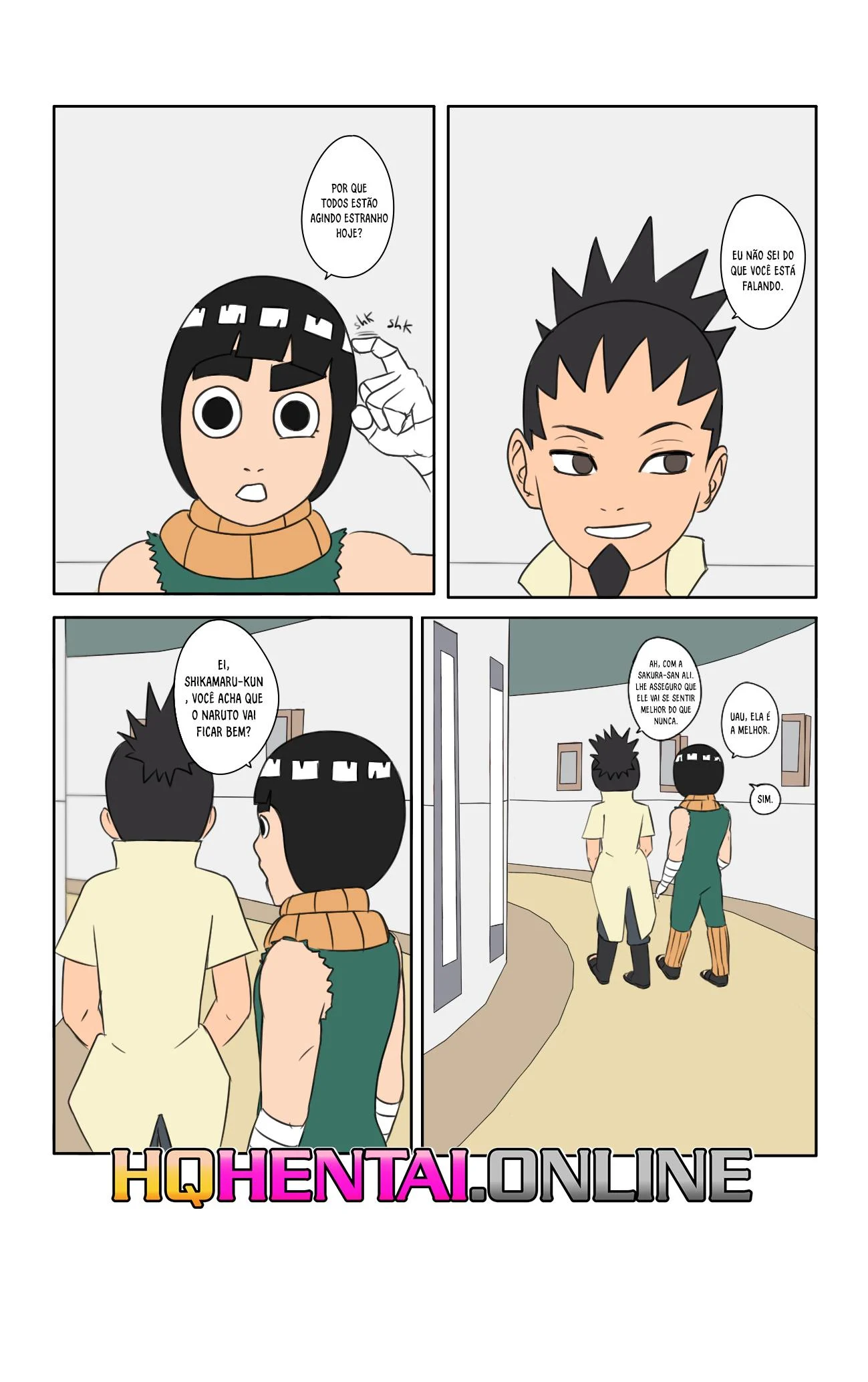 Dias quentes em Konoha &ndash; Hentai &ndash; Quadrinho De Sexo Em PT-BR