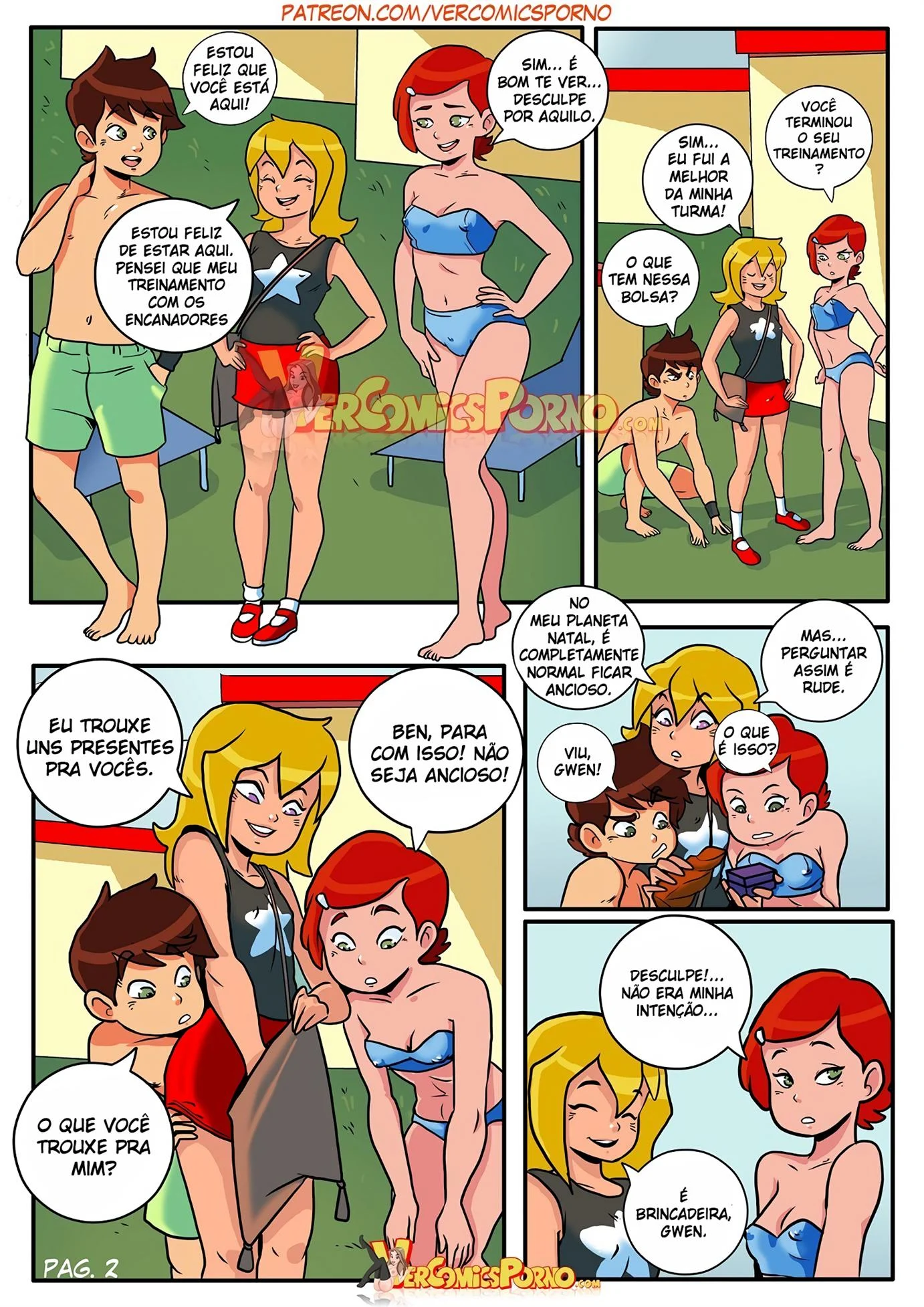 Divers&atilde;o com as Primas &ndash; Prima &ndash; Ler Quadrinho Porno PT-BR