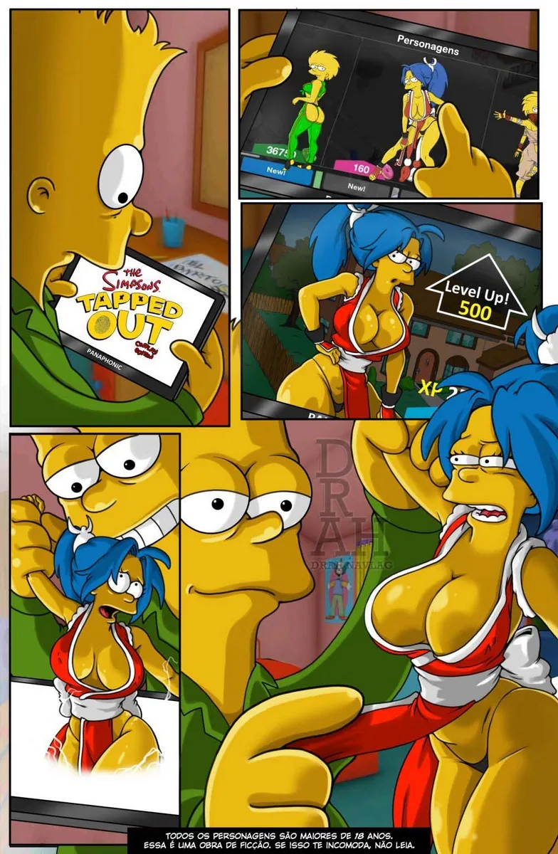 [DrahNavlag] The Simpsons, Tapped Out – Cartoon Pornô – Sem Censura