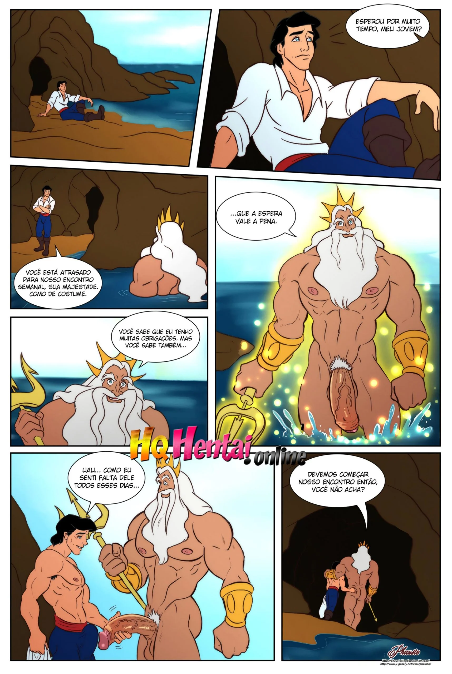 Encontro com o Rei Trit&atilde;o &ndash; Anal &ndash; Ler Quadrinho Porno PT-BR