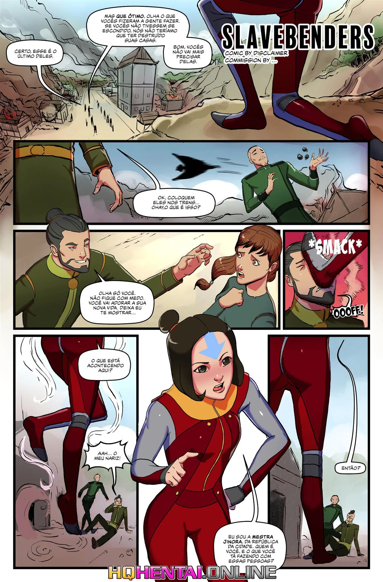 Escrava Avatar &ndash; Pau Grande &ndash; Quadrinho em Portugu&ecirc;s PT-BR