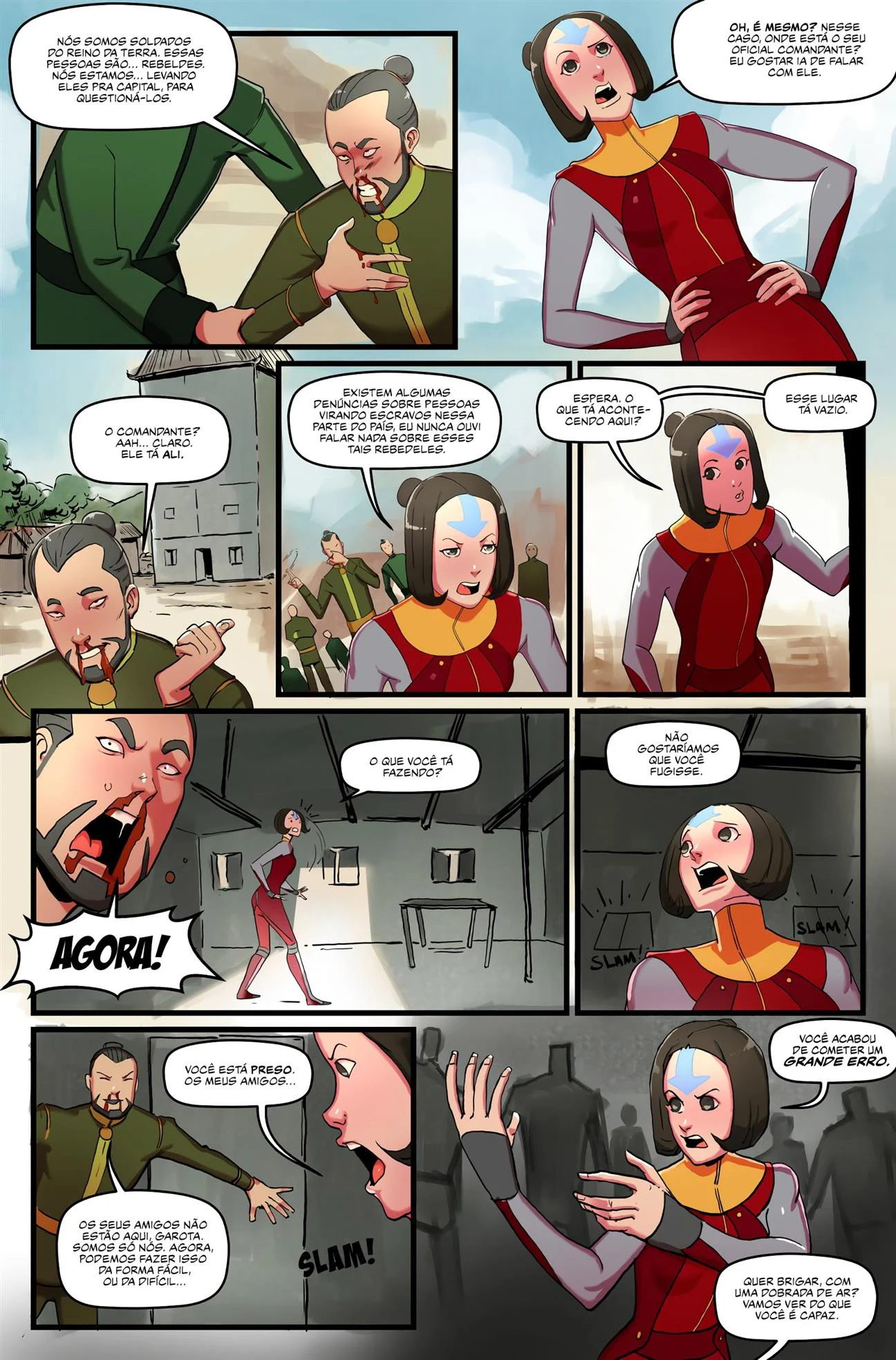 Escrava Avatar &ndash; Pau Grande &ndash; Quadrinho em Portugu&ecirc;s PT-BR