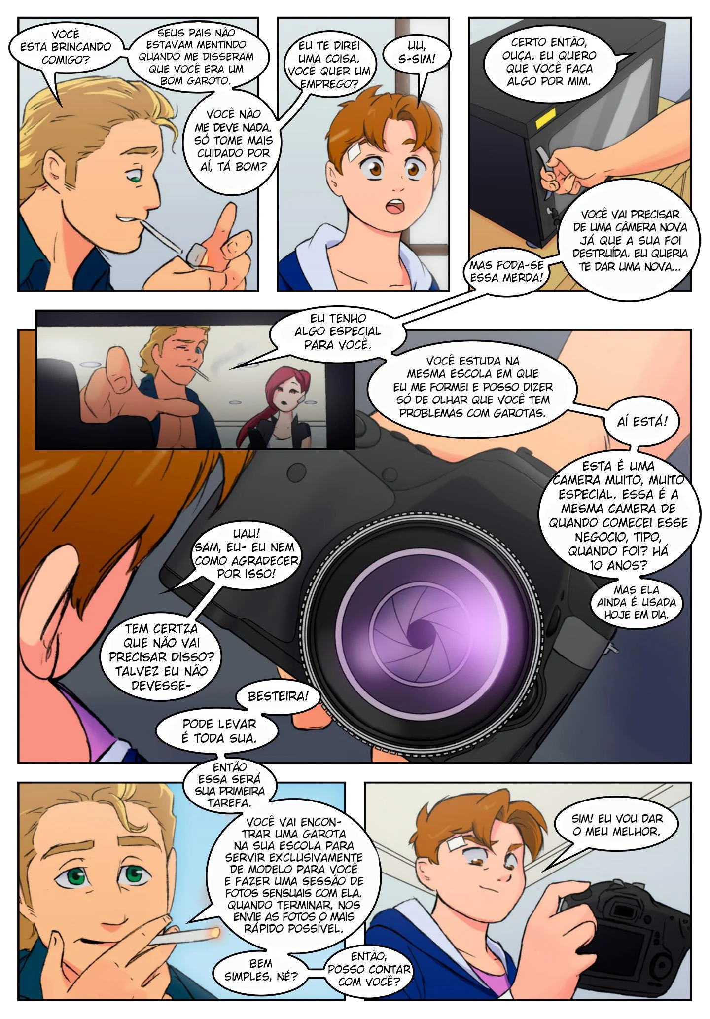 Estúdio do Harém 2 – HQ de Sexo – Quadrinho De Sexo Em PT-BR