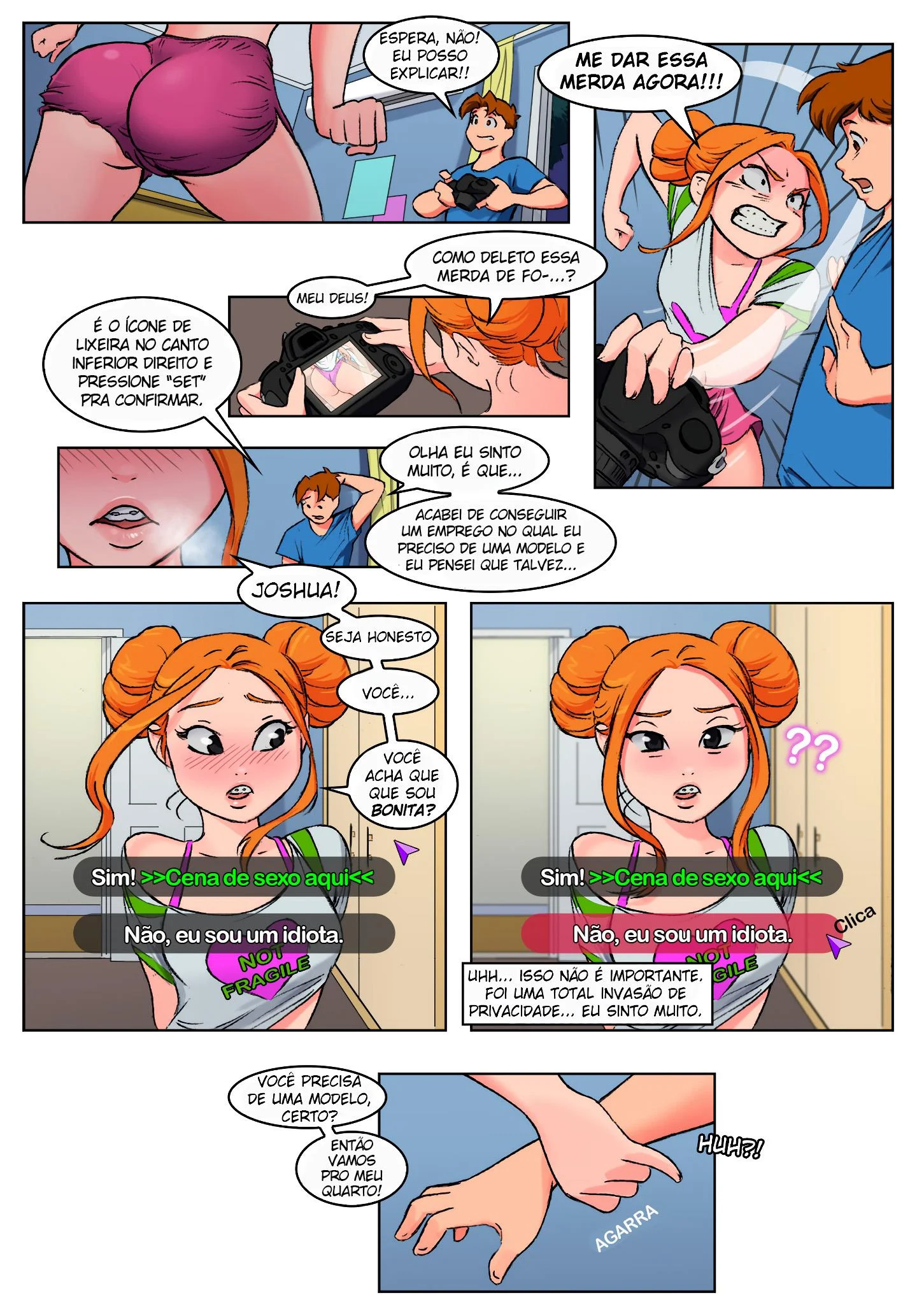 Estúdio do Harém 2 – HQ de Sexo – Quadrinho De Sexo Em PT-BR
