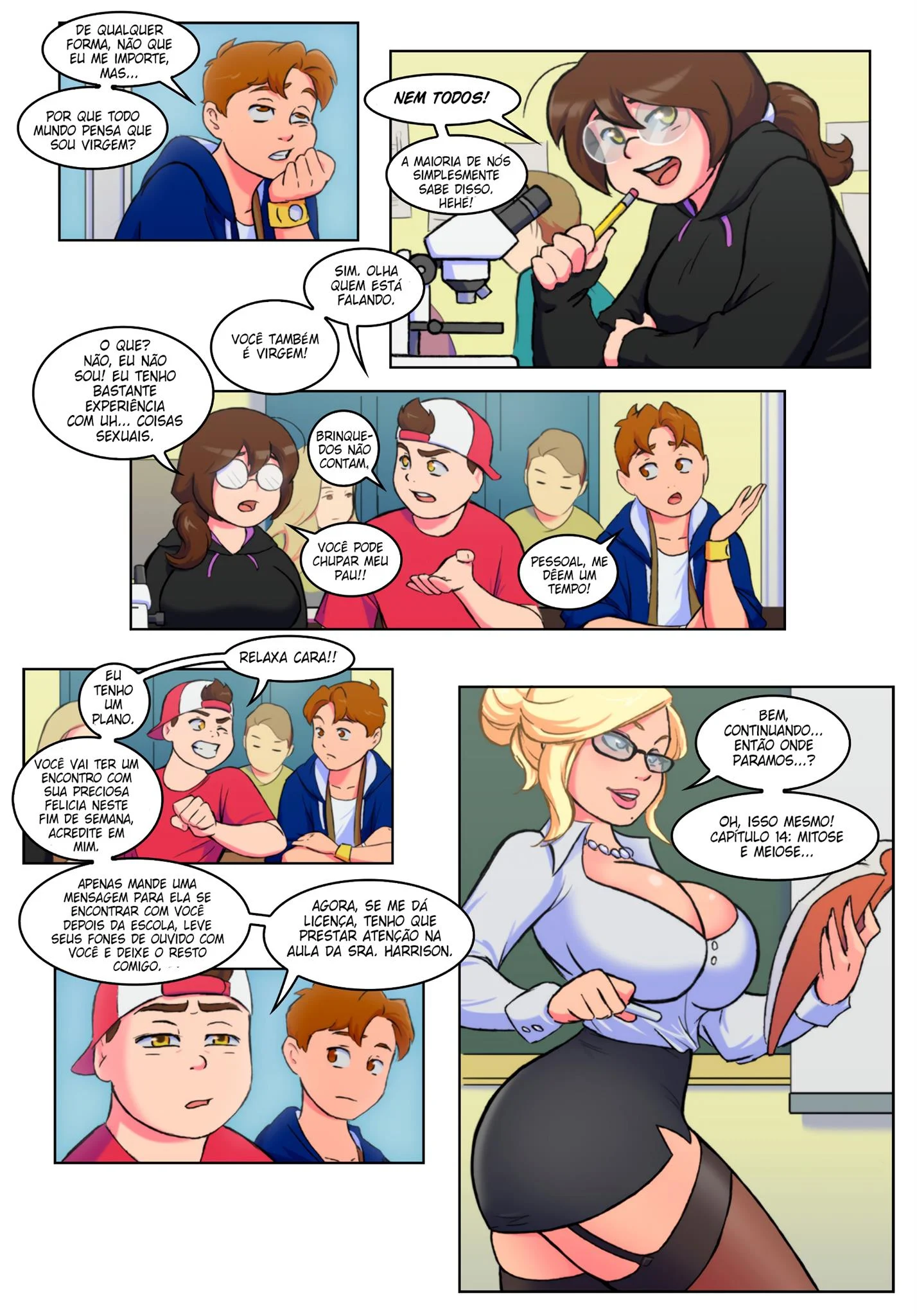 Est&uacute;dio do Har&eacute;m &ndash; Loira &ndash; Ler Quadrinho Completos