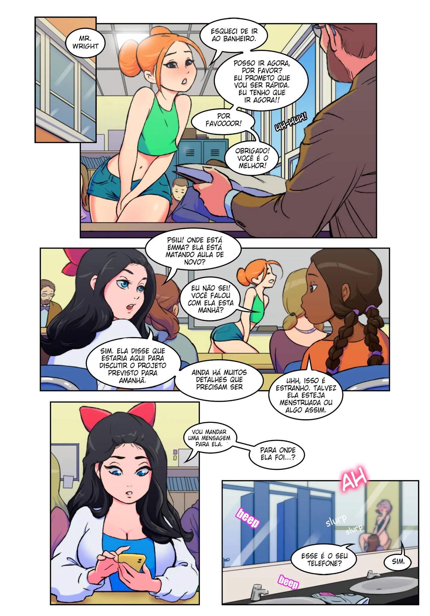 Est&uacute;dio do Har&eacute;m &ndash; Loira &ndash; Ler Quadrinho Completos