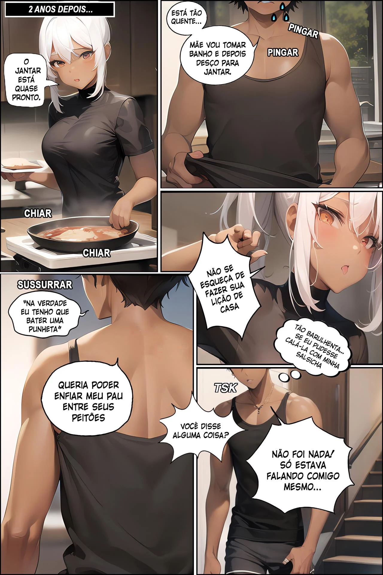 Eu amo meu filho um pouco demais – Peitões – Ler Quadrinho Porno PT-BR