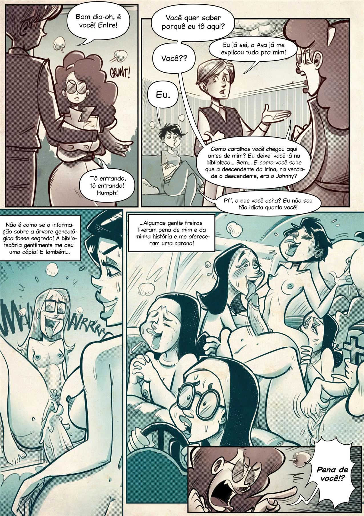 Fantasma com benef&iacute;cios &ndash; Futanari &ndash; Ler Quadrinho Completos