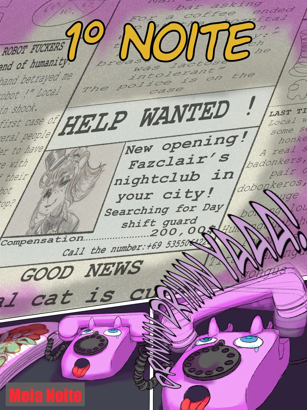 Five Night em Fazclair &ndash; Hentai Sem Censura &ndash; Ler Quadrinho Porno PT-BR