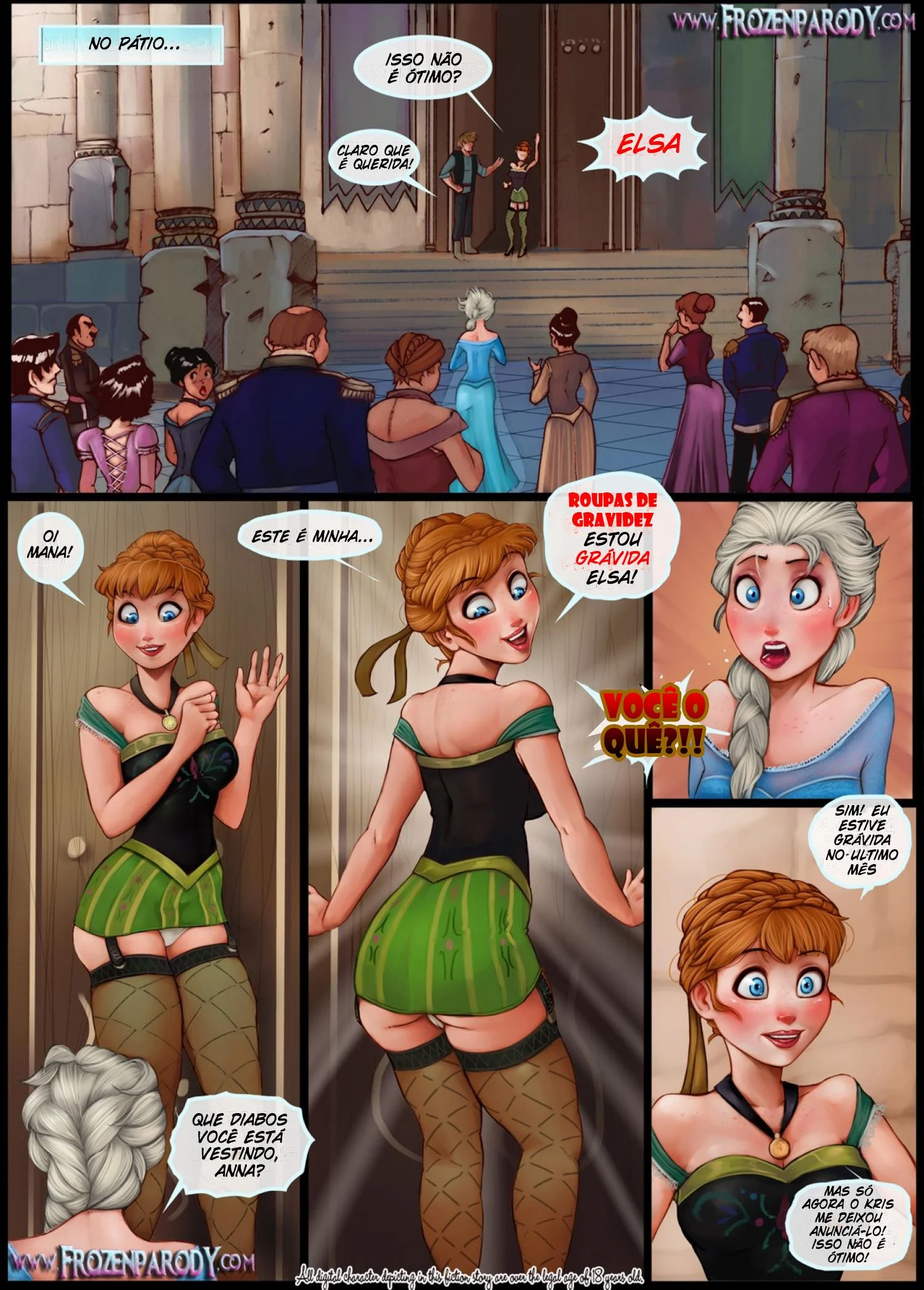 Frozen 2 &ndash; Quadrinhos Eroticos &ndash; Legendas em PT-BR