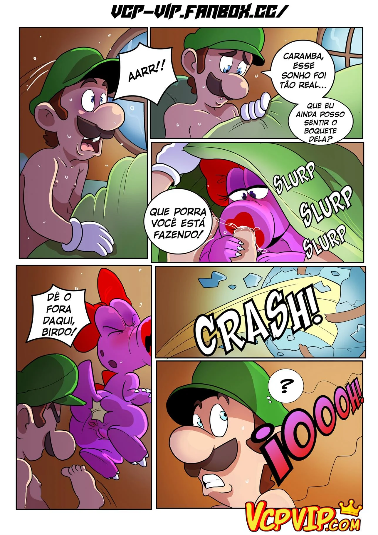 Fucker Mario Bros &ndash; Gozando Dentro &ndash; Ler Quadrinho Porno PT-BR